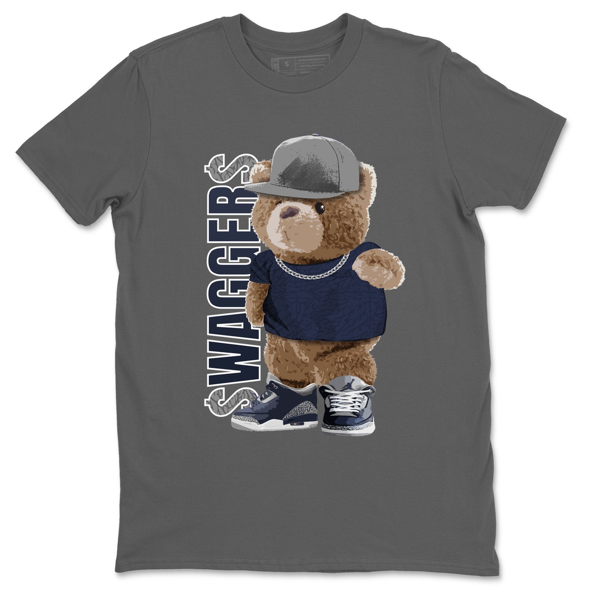 Bear Swaggers Unisex Tops - Air Jordan 3 Midnight Navy