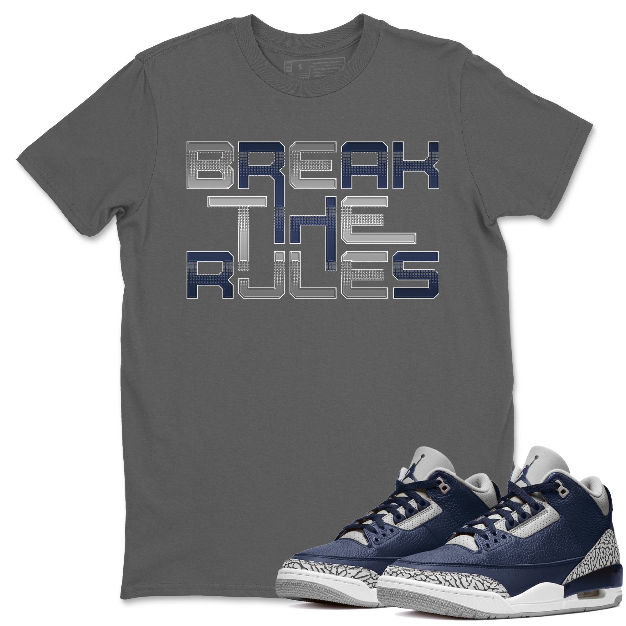 Break The Rules Unisex Tops - Air Jordan 3 Midnight Navy