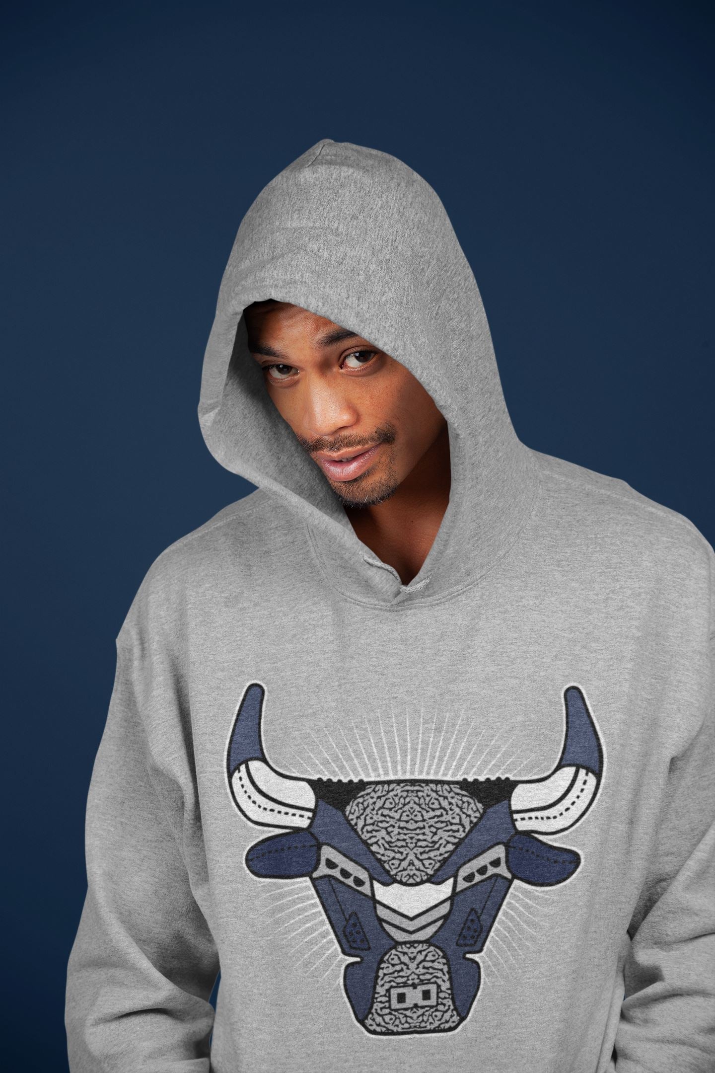 Bull Head Unisex Tops - Air Jordan 3 Midnight Navy