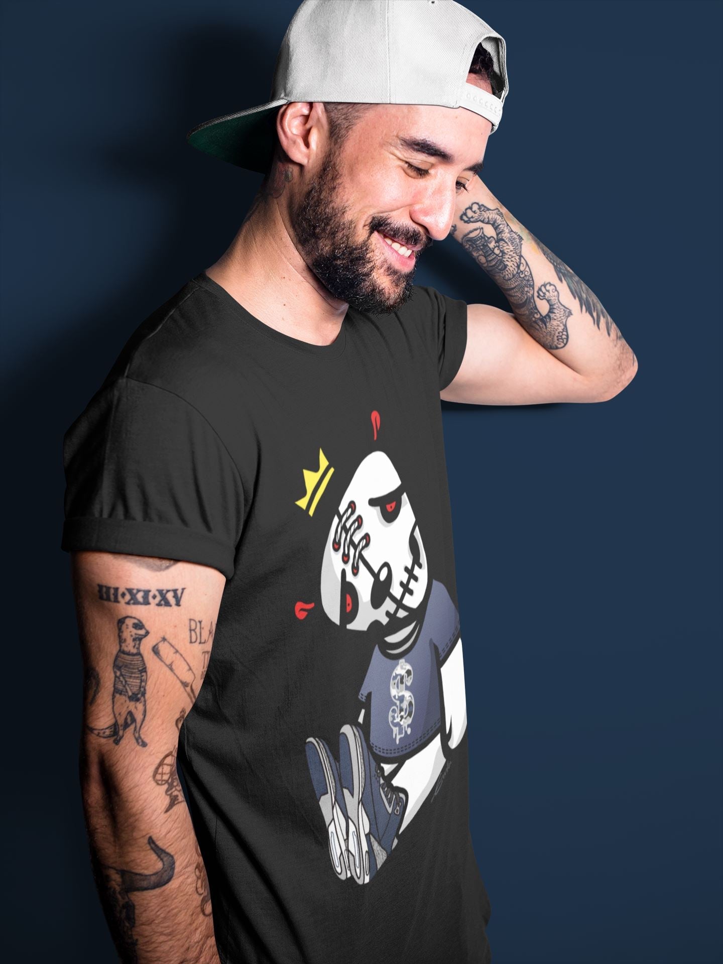 Dead Dolls Unisex Tops - Air Jordan 3 Midnight Navy