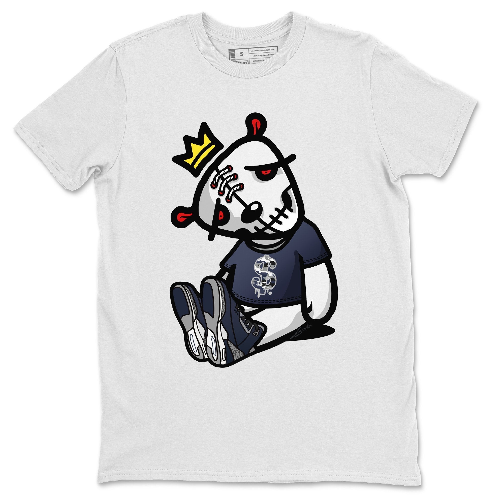 Dead Dolls Unisex Tops - Air Jordan 3 Midnight Navy
