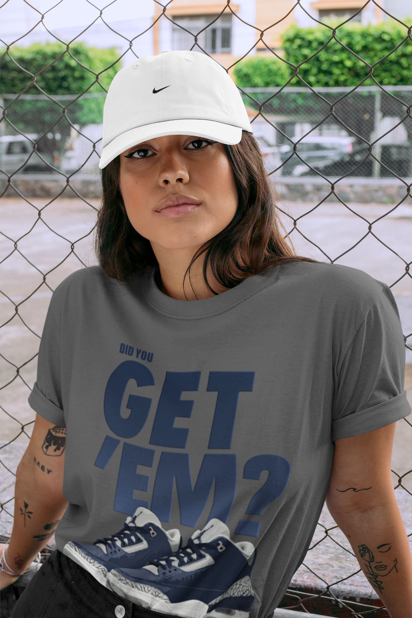 Did You Get 'Em Unisex Tops - Air Jordan 3 Midnight Navy
