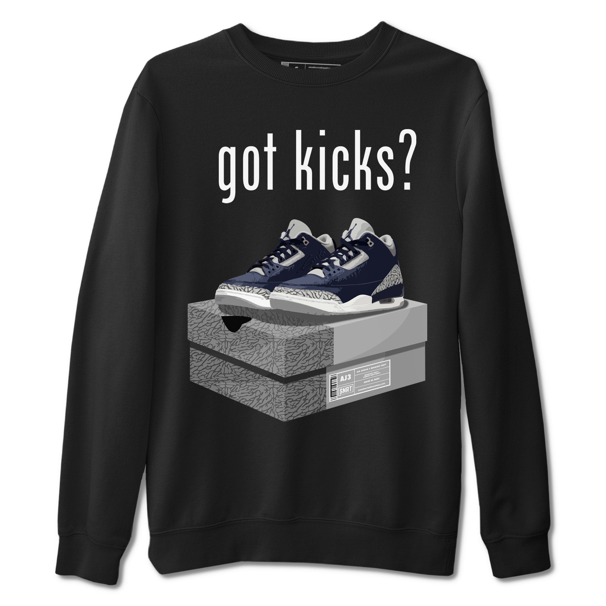 Got Kicks Unisex Tops - Air Jordan 3 Midnight Navy