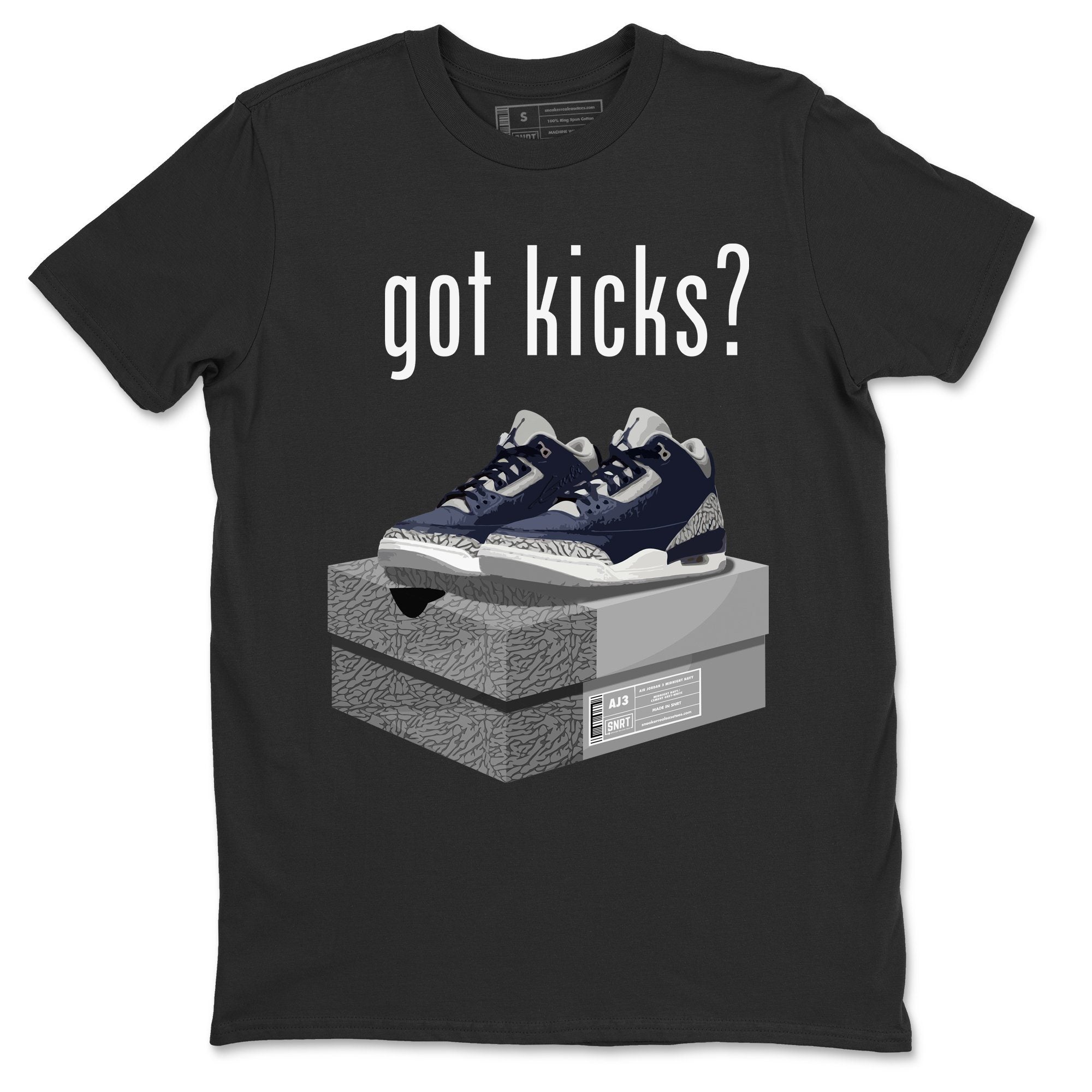 Got Kicks Unisex Tops - Air Jordan 3 Midnight Navy