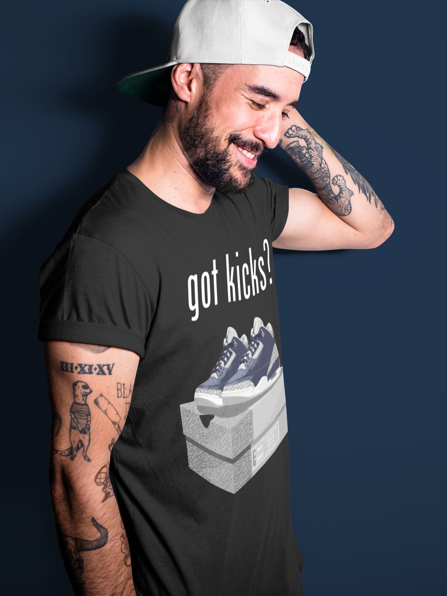Got Kicks Unisex Tops - Air Jordan 3 Midnight Navy