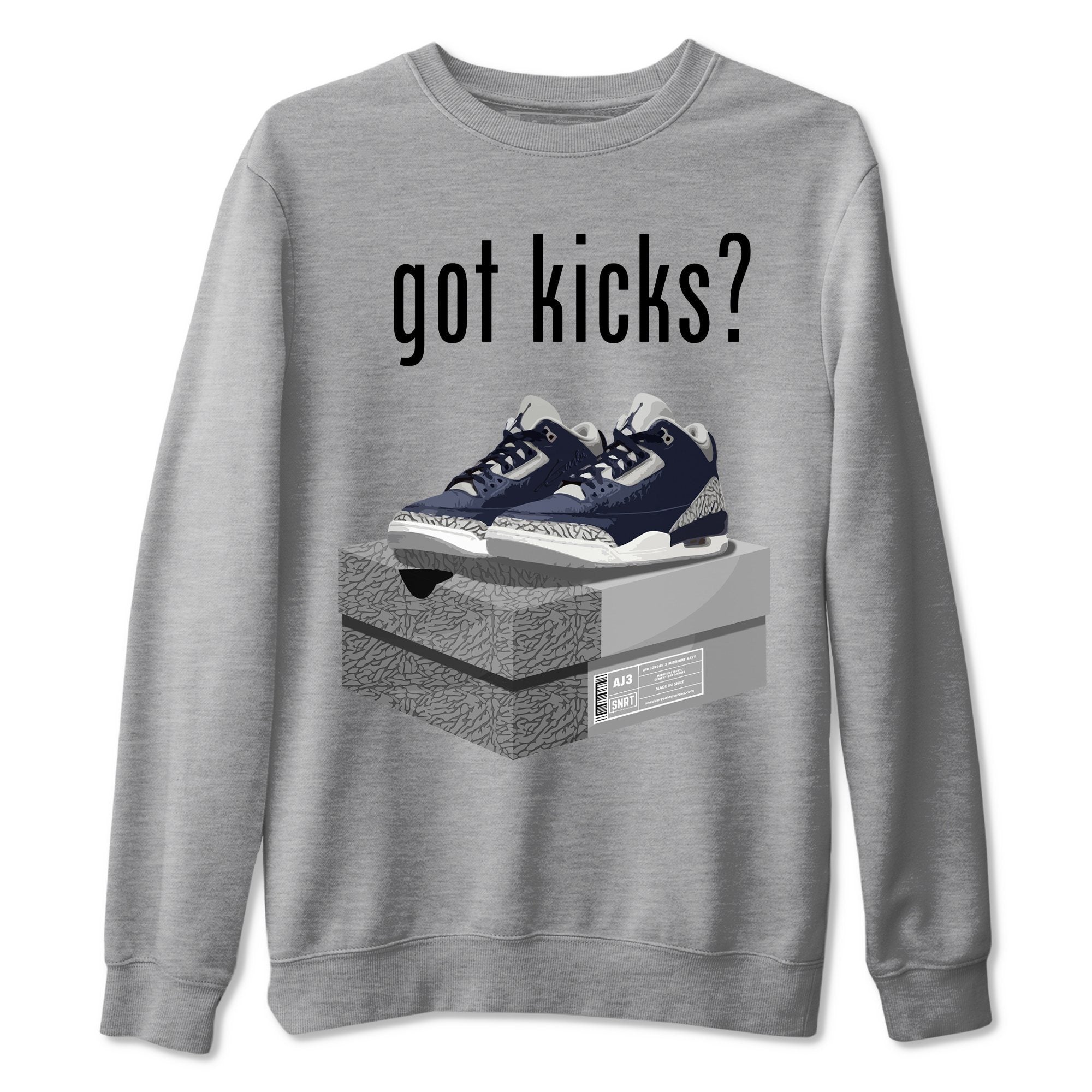 Got Kicks Unisex Tops - Air Jordan 3 Midnight Navy