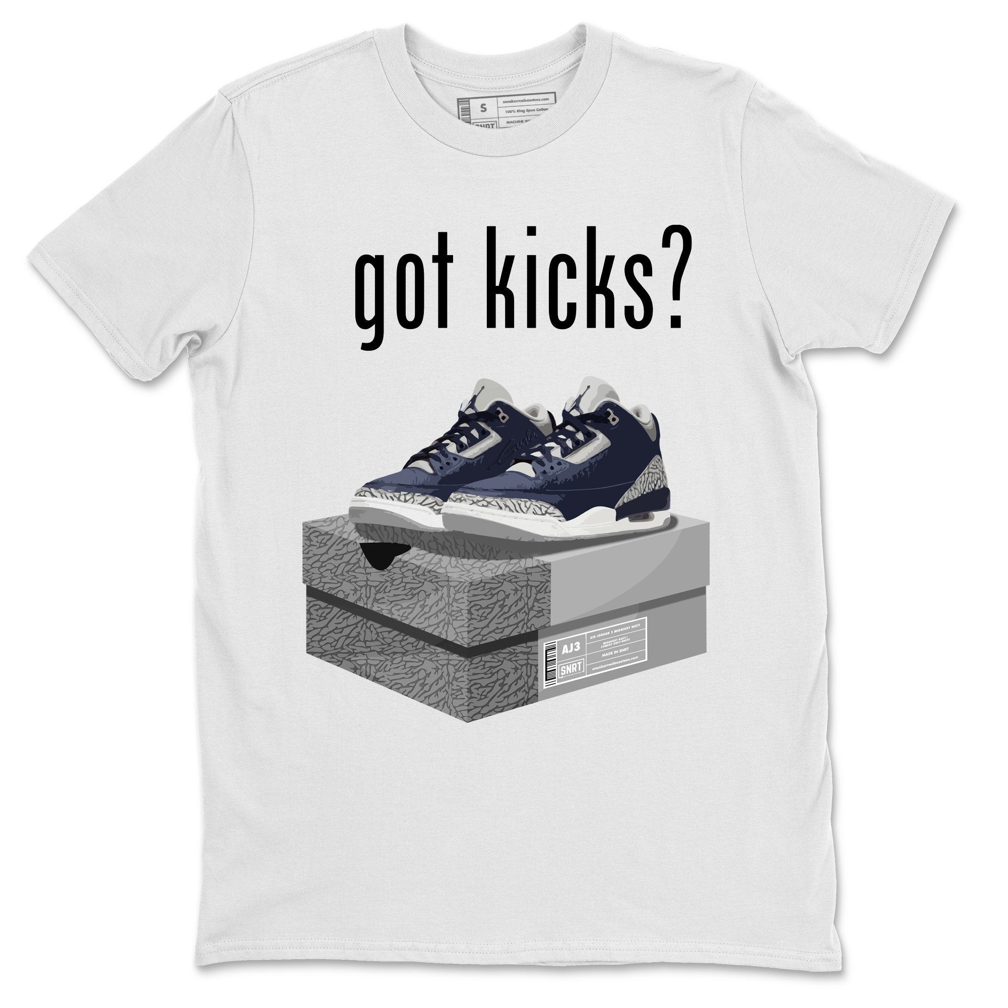 Got Kicks Unisex Tops - Air Jordan 3 Midnight Navy