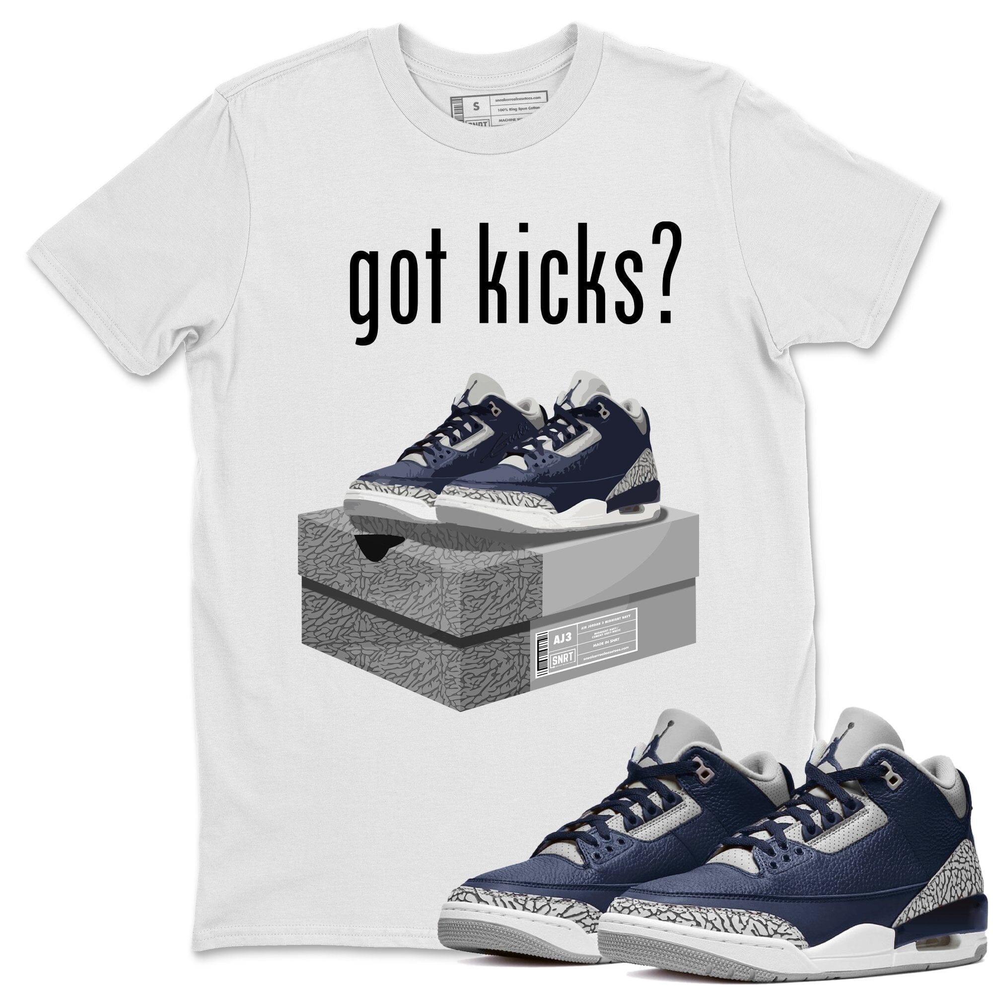 Got Kicks Unisex Tops - Air Jordan 3 Midnight Navy