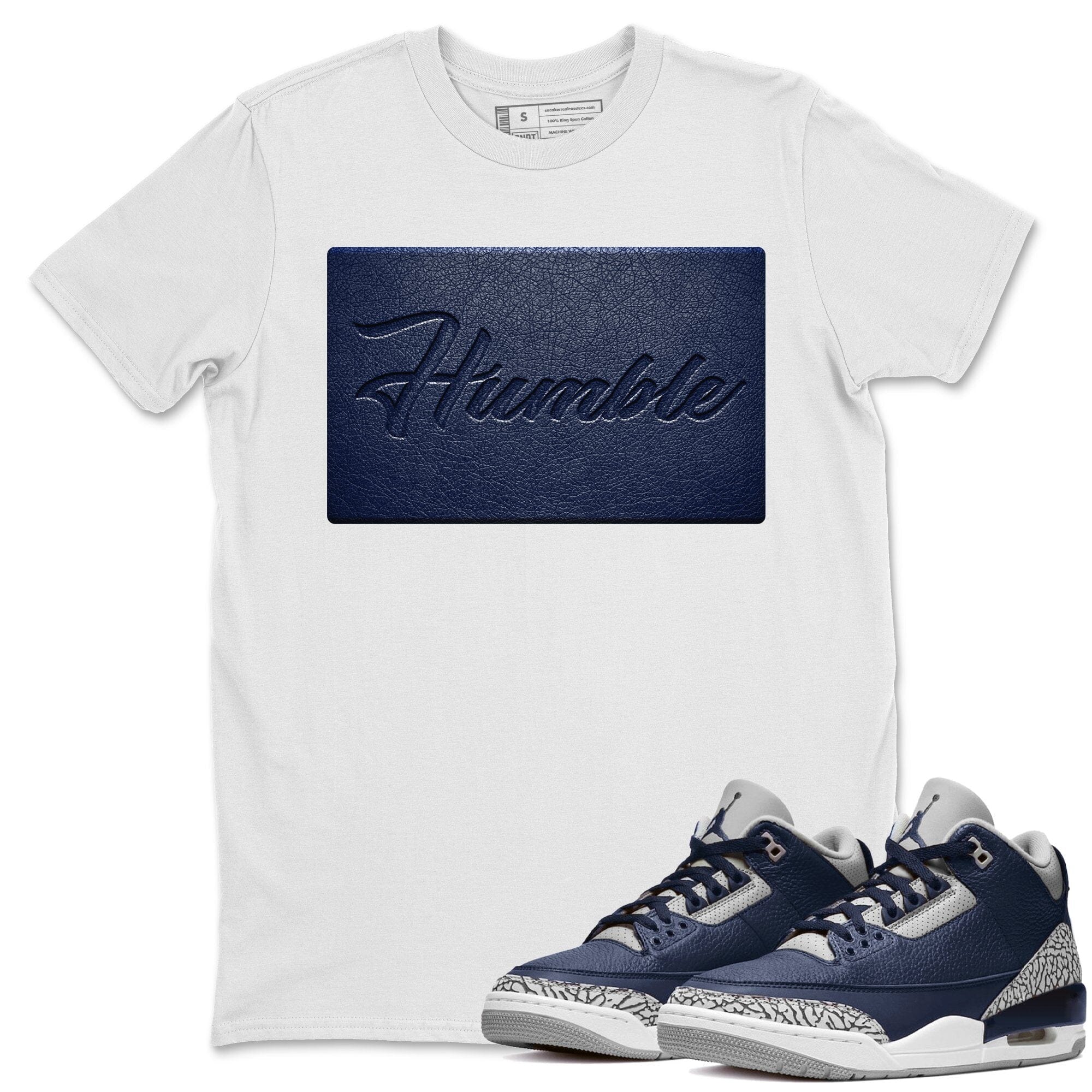 Humble Unisex Tops - Air Jordan 3 Midnight Navy