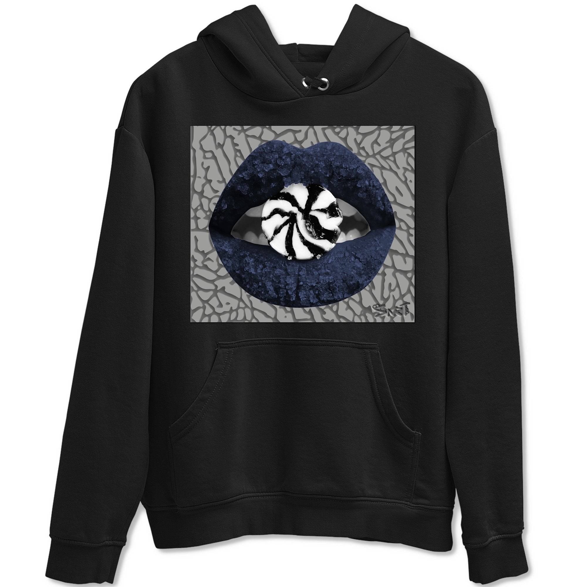Lips Candy Unisex Tops - Air Jordan 3 Midnight Navy