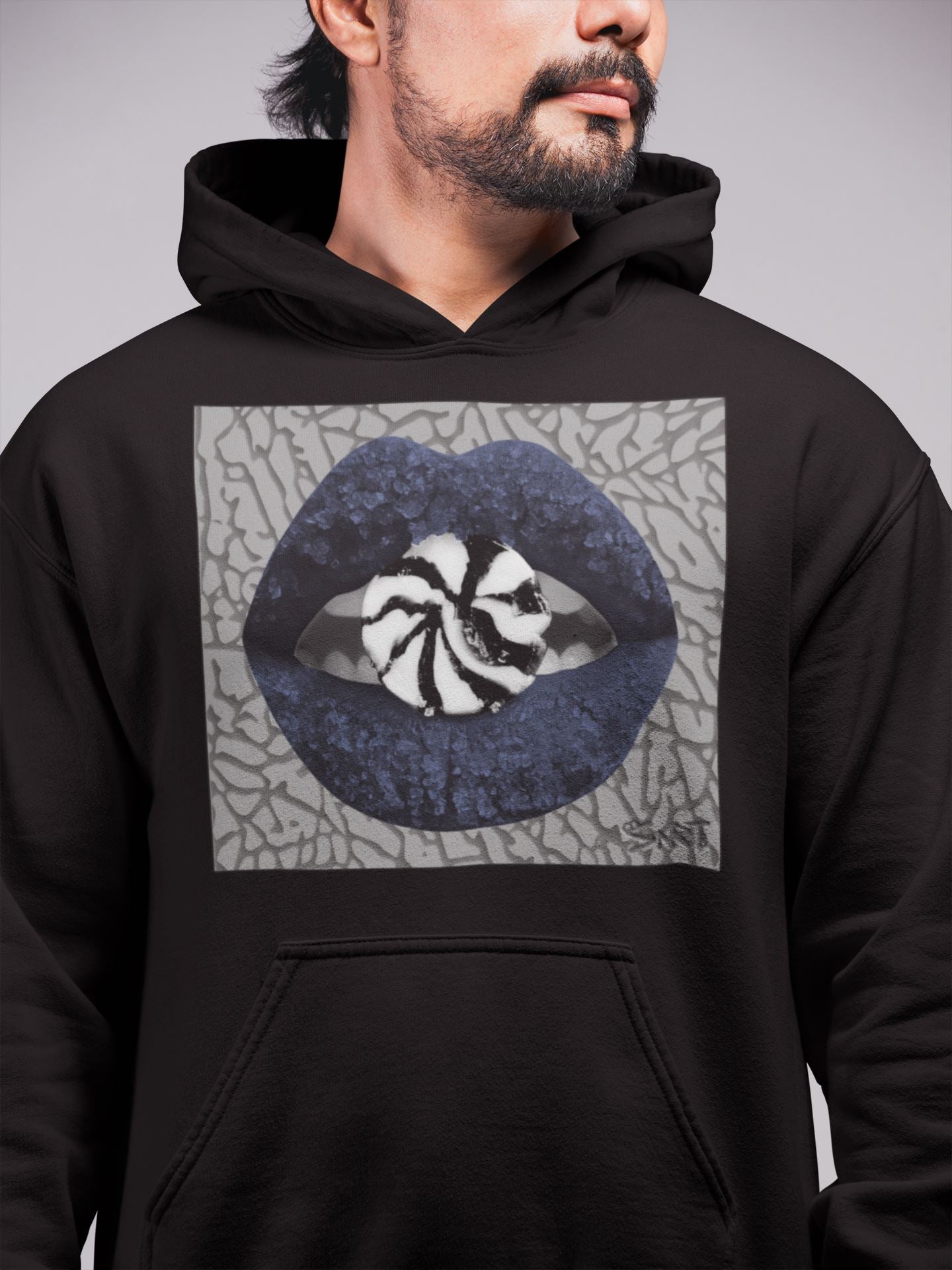Lips Candy Unisex Tops - Air Jordan 3 Midnight Navy