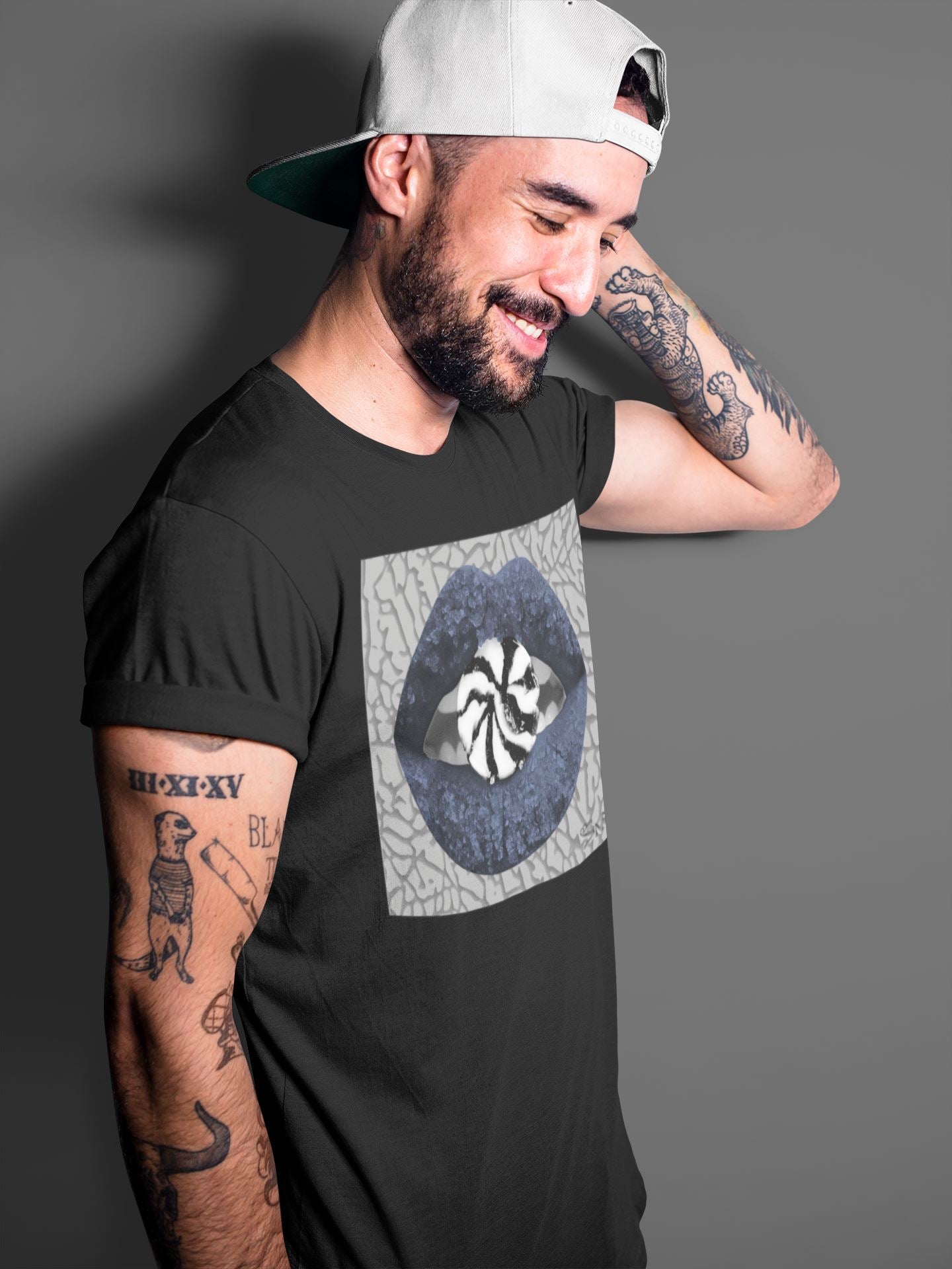 Lips Candy Unisex Tops - Air Jordan 3 Midnight Navy