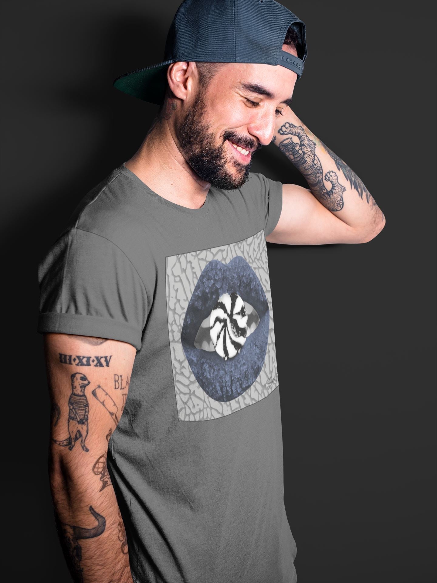 Lips Candy Unisex Tops - Air Jordan 3 Midnight Navy