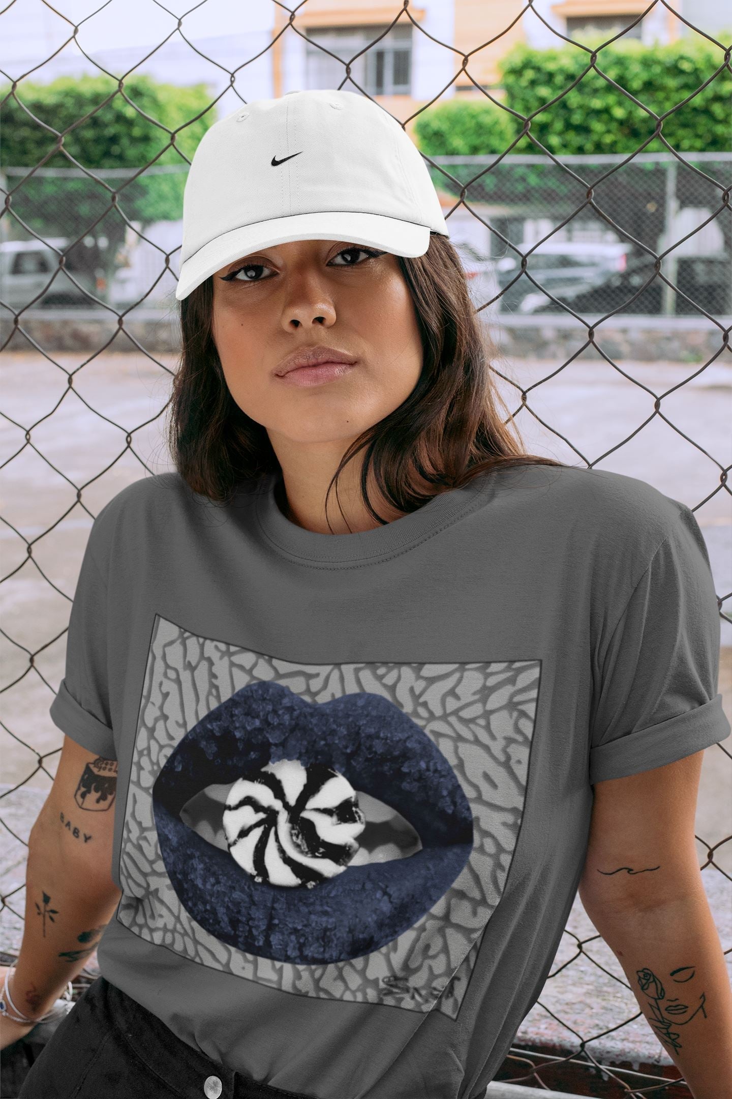 Lips Candy Unisex Tops - Air Jordan 3 Midnight Navy