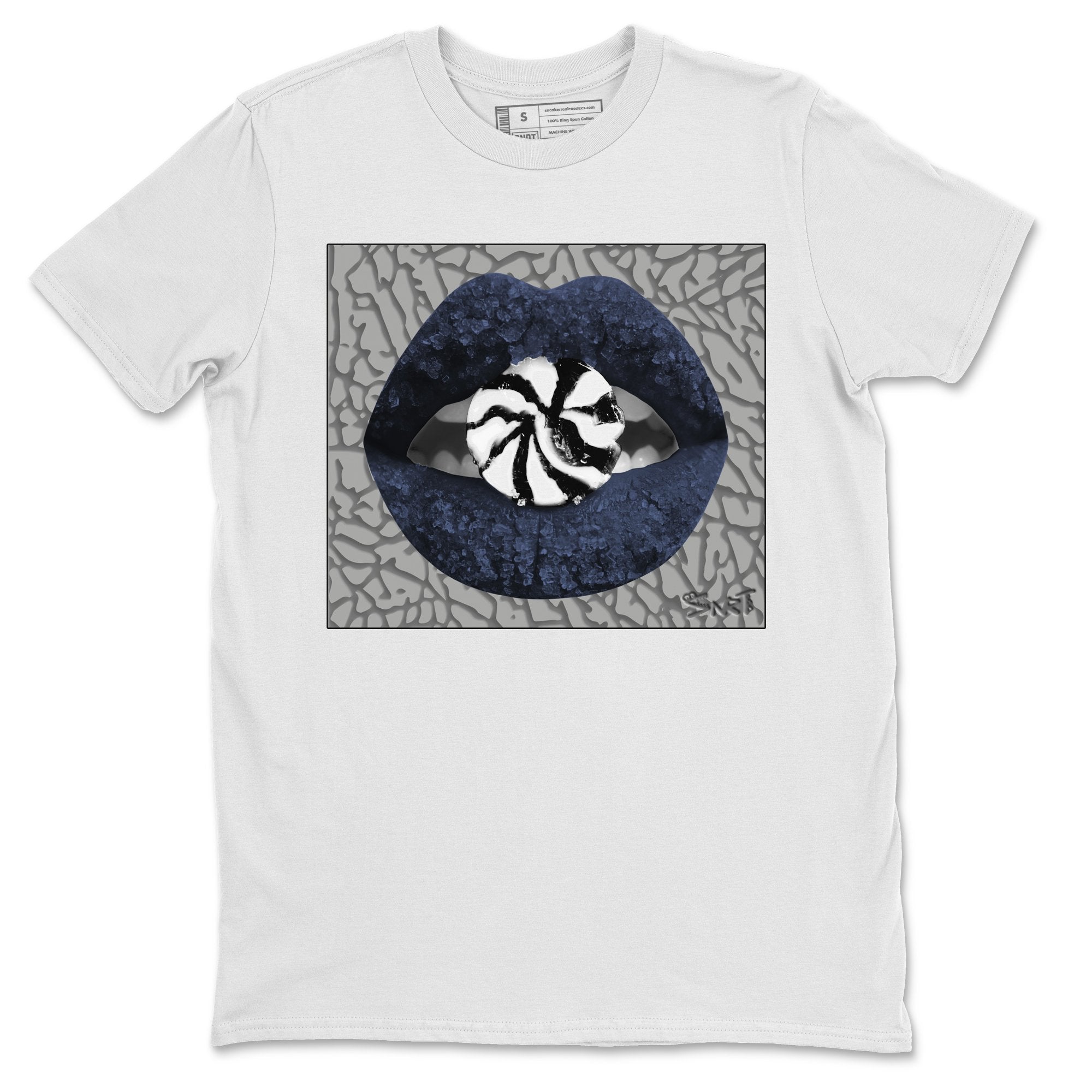 Lips Candy Unisex Tops - Air Jordan 3 Midnight Navy
