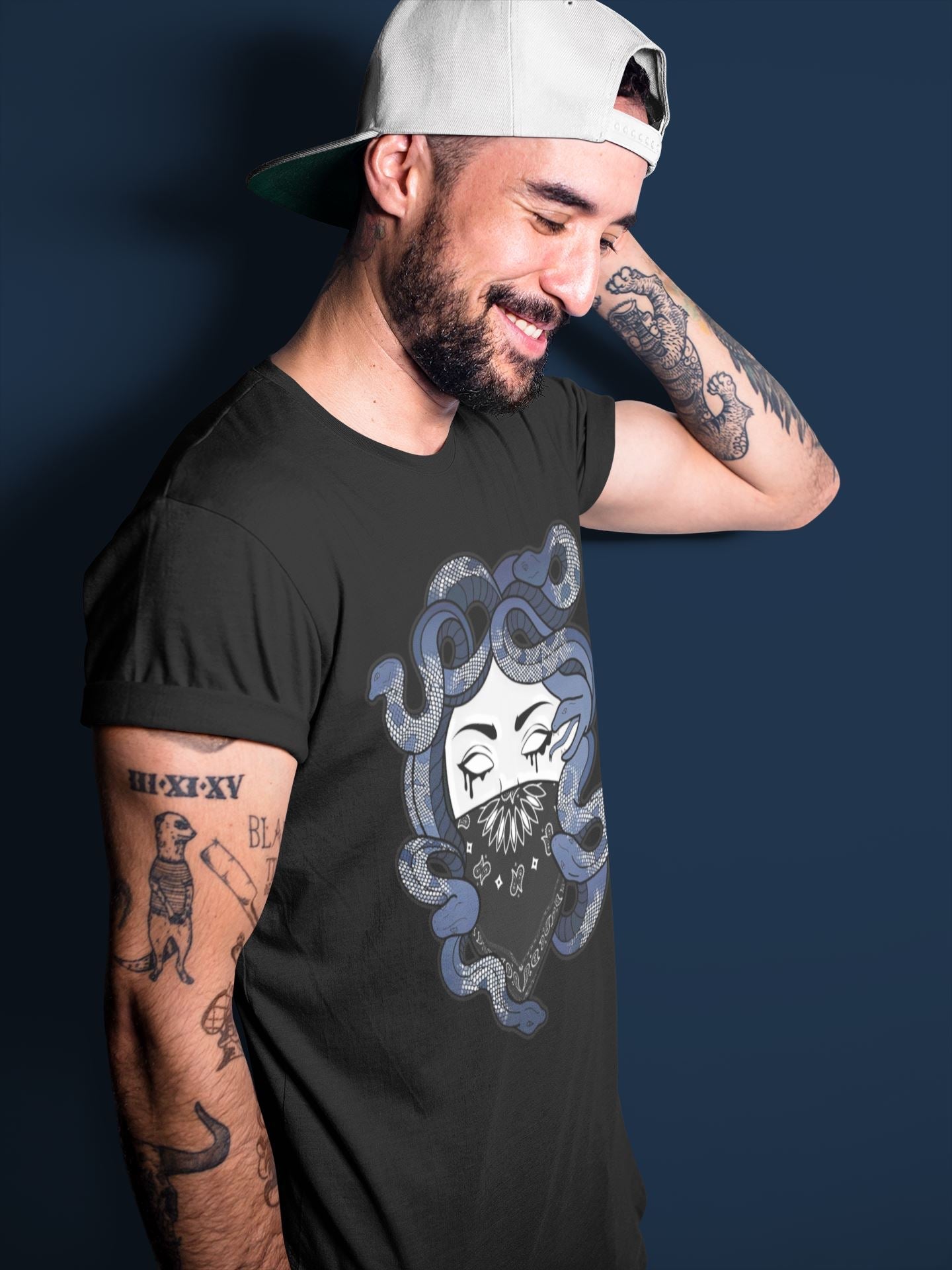 Medusa Unisex Tops - Air Jordan 3 Midnight Navy