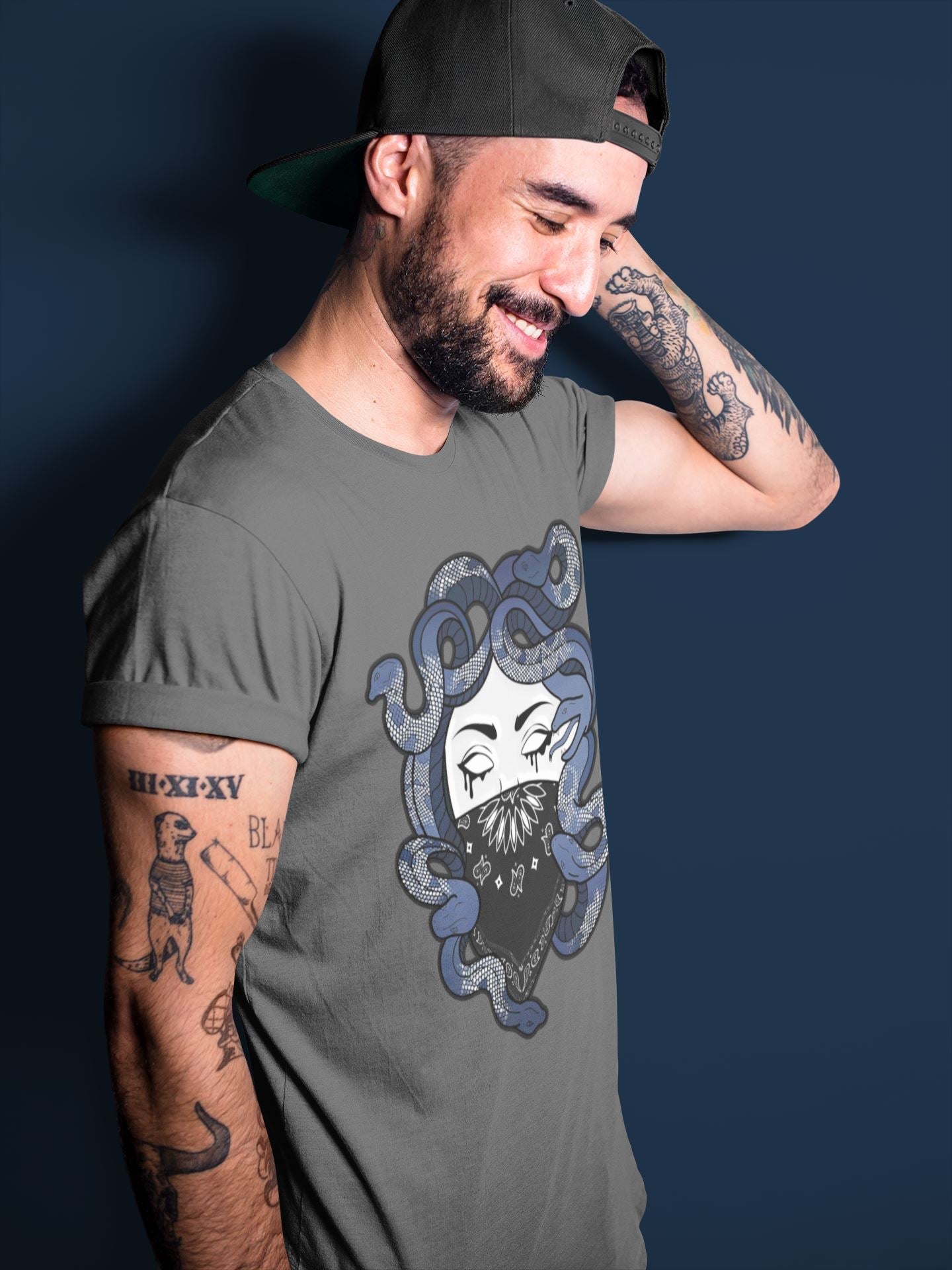 Medusa Unisex Tops - Air Jordan 3 Midnight Navy