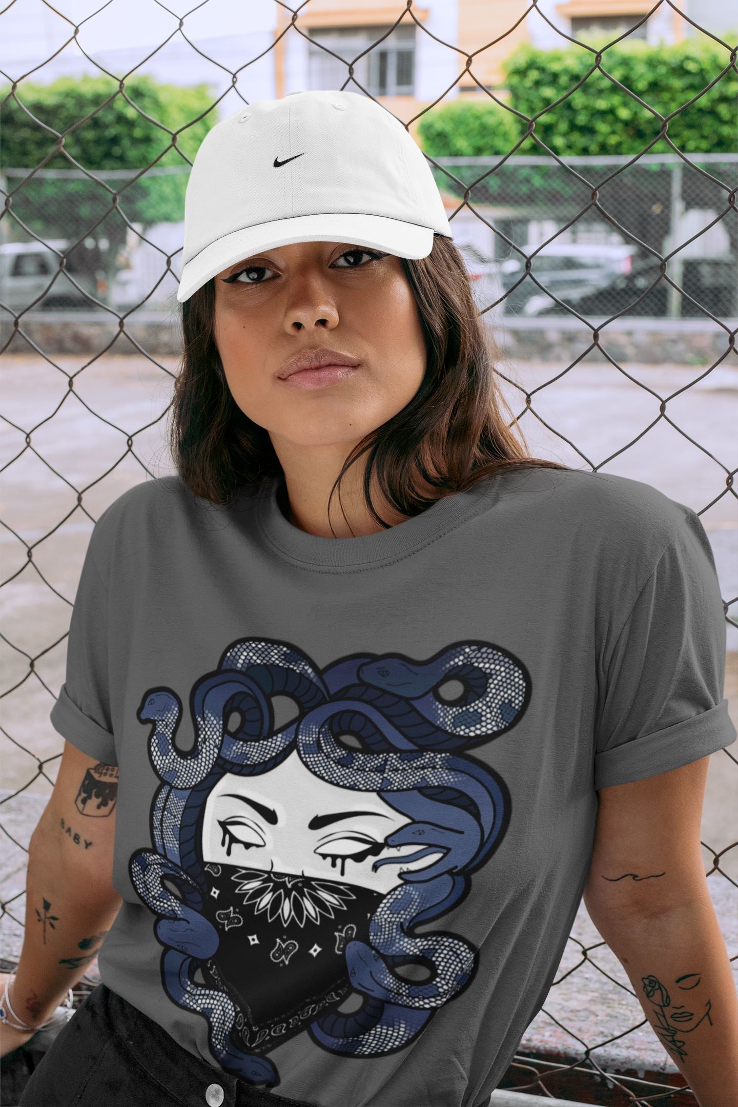 Medusa Unisex Tops - Air Jordan 3 Midnight Navy