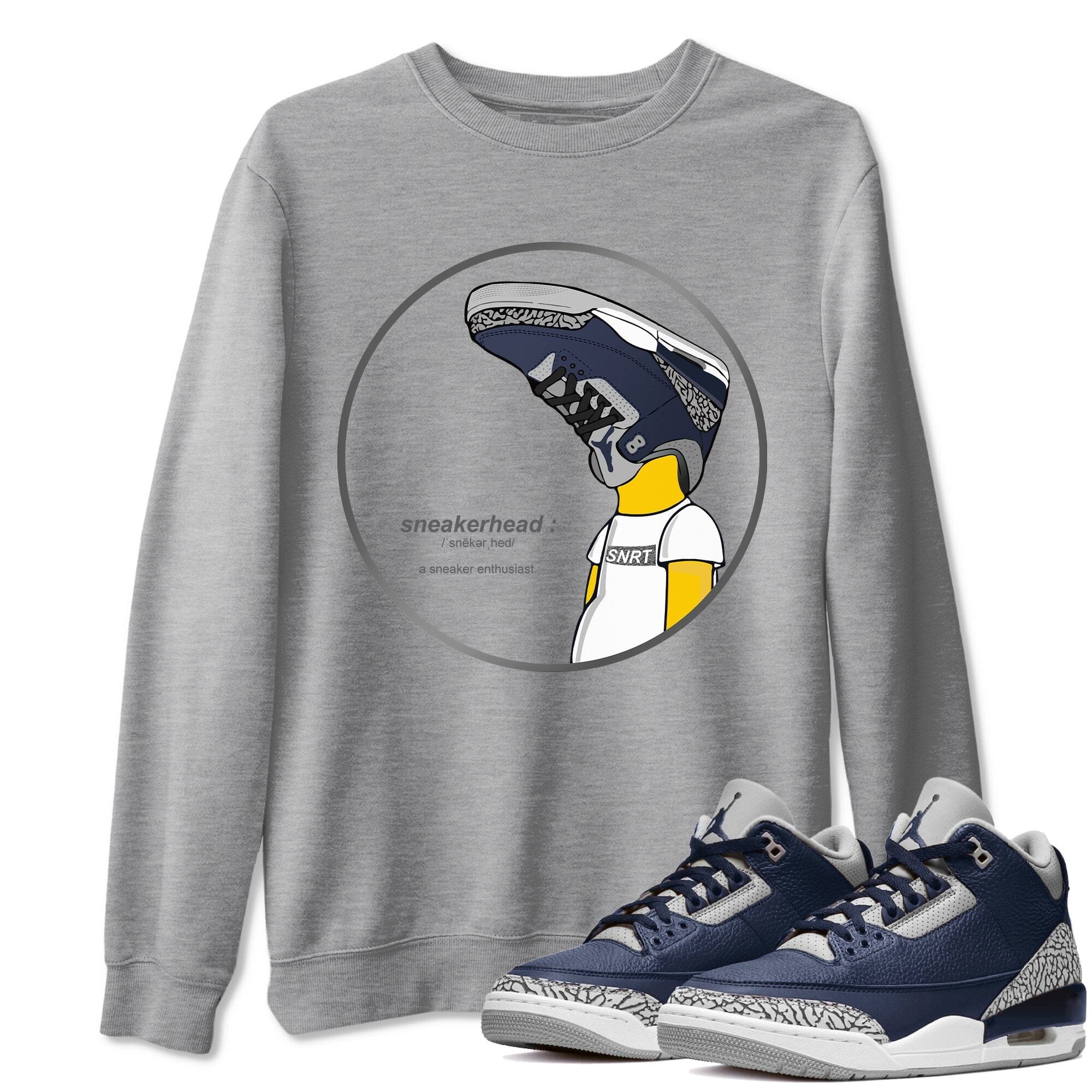snkmatch Unisex Tops - Air Jordan 3 Midnight Navy