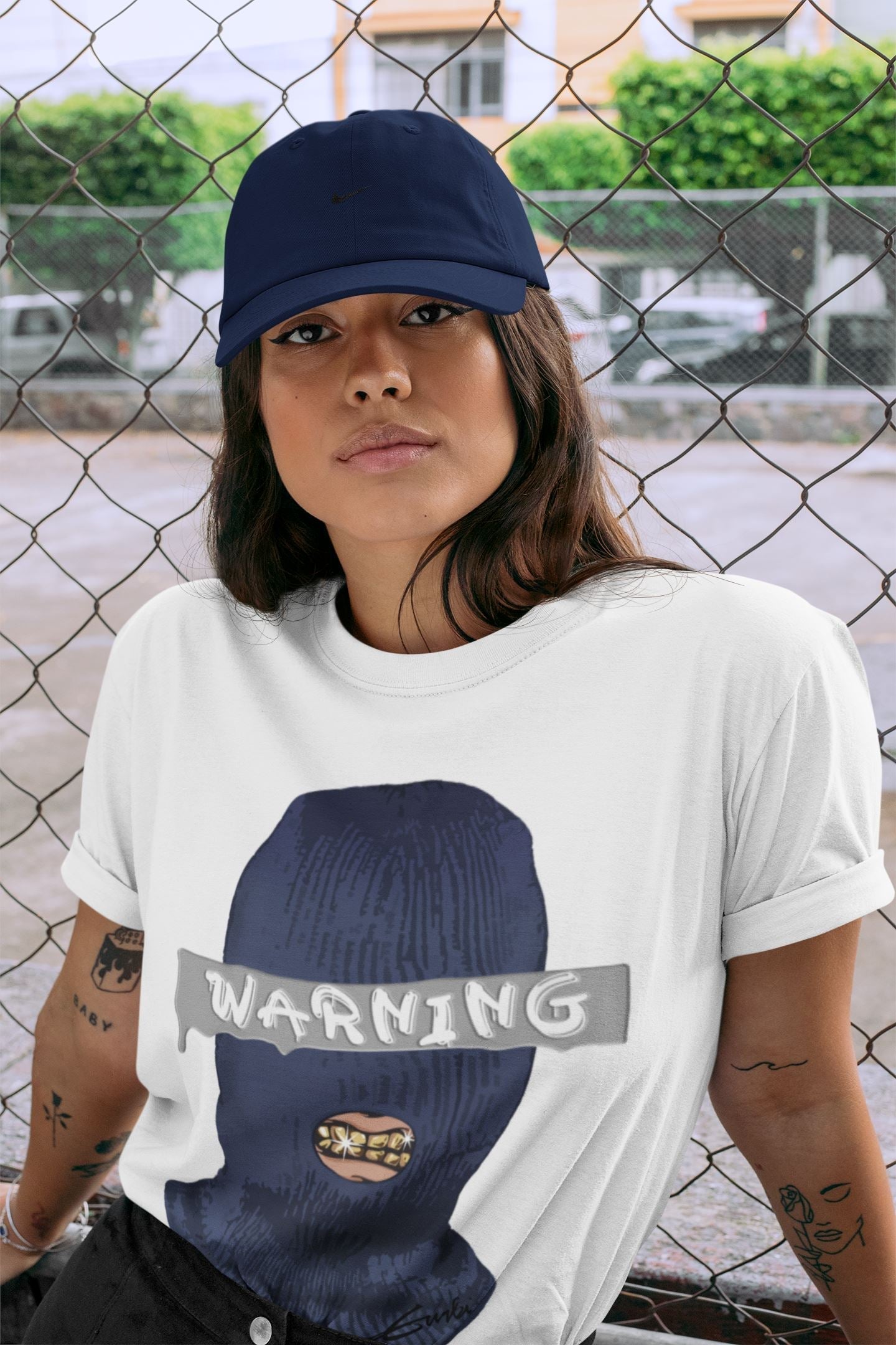 Warning Unisex Tops - Air Jordan 3 Midnight Navy