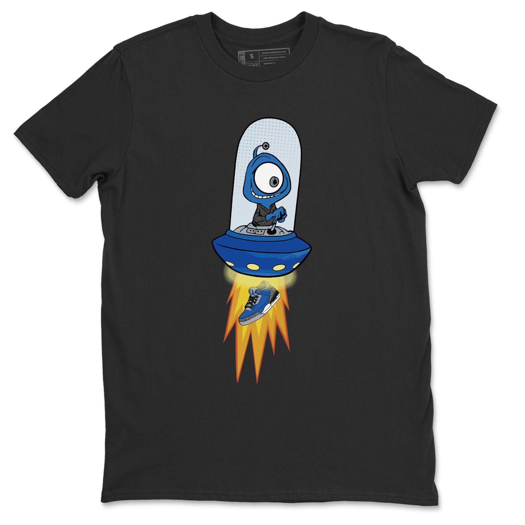 Alien Unisex Tops - Air Jordan 3 Varsity Royal