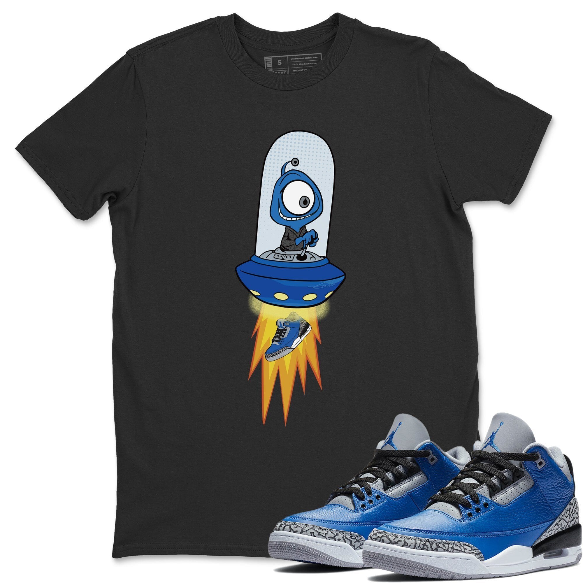 Alien Unisex Tops - Air Jordan 3 Varsity Royal