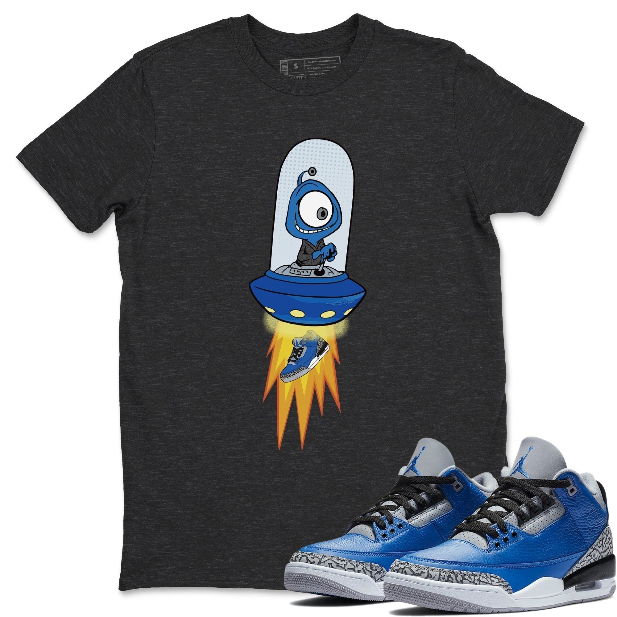 Alien Unisex Tops - Air Jordan 3 Varsity Royal