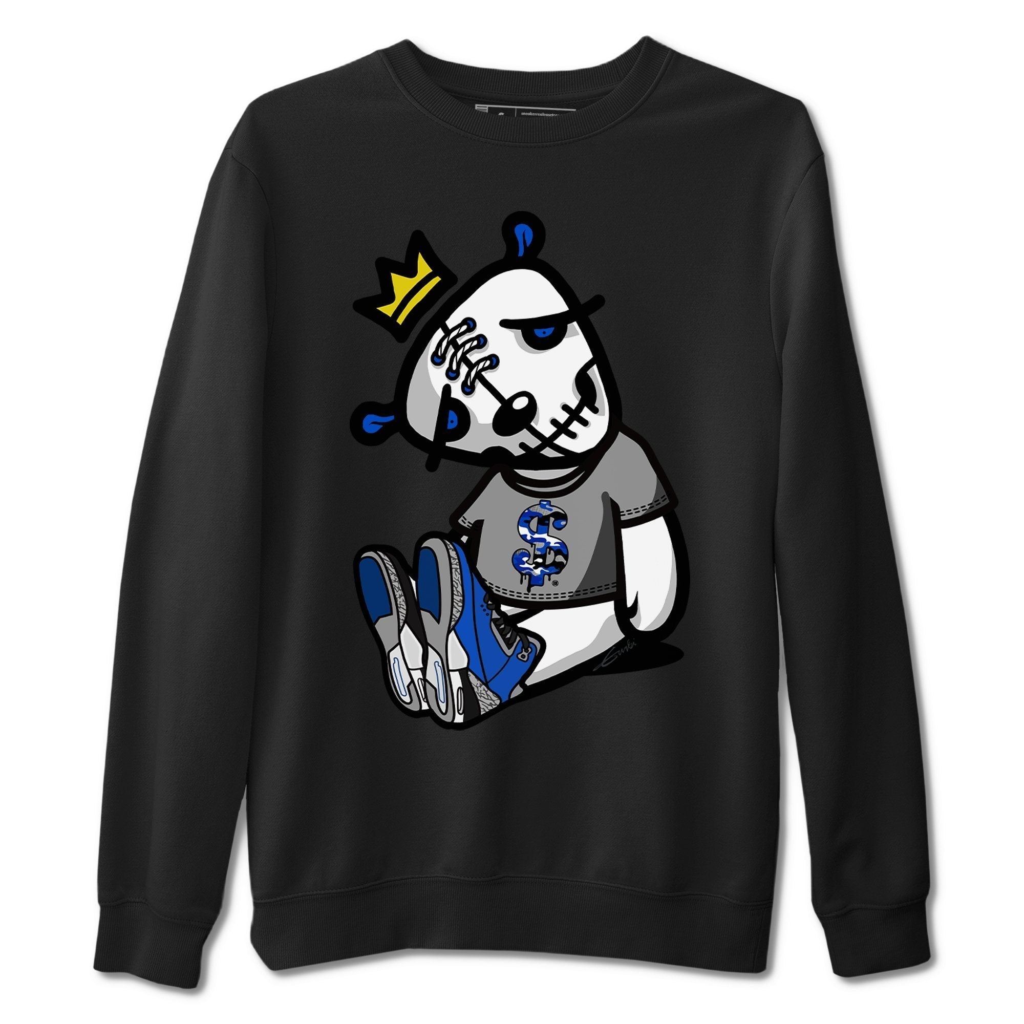 Dead Dolls Unisex Tops - Air Jordan 3 Varsity Royal