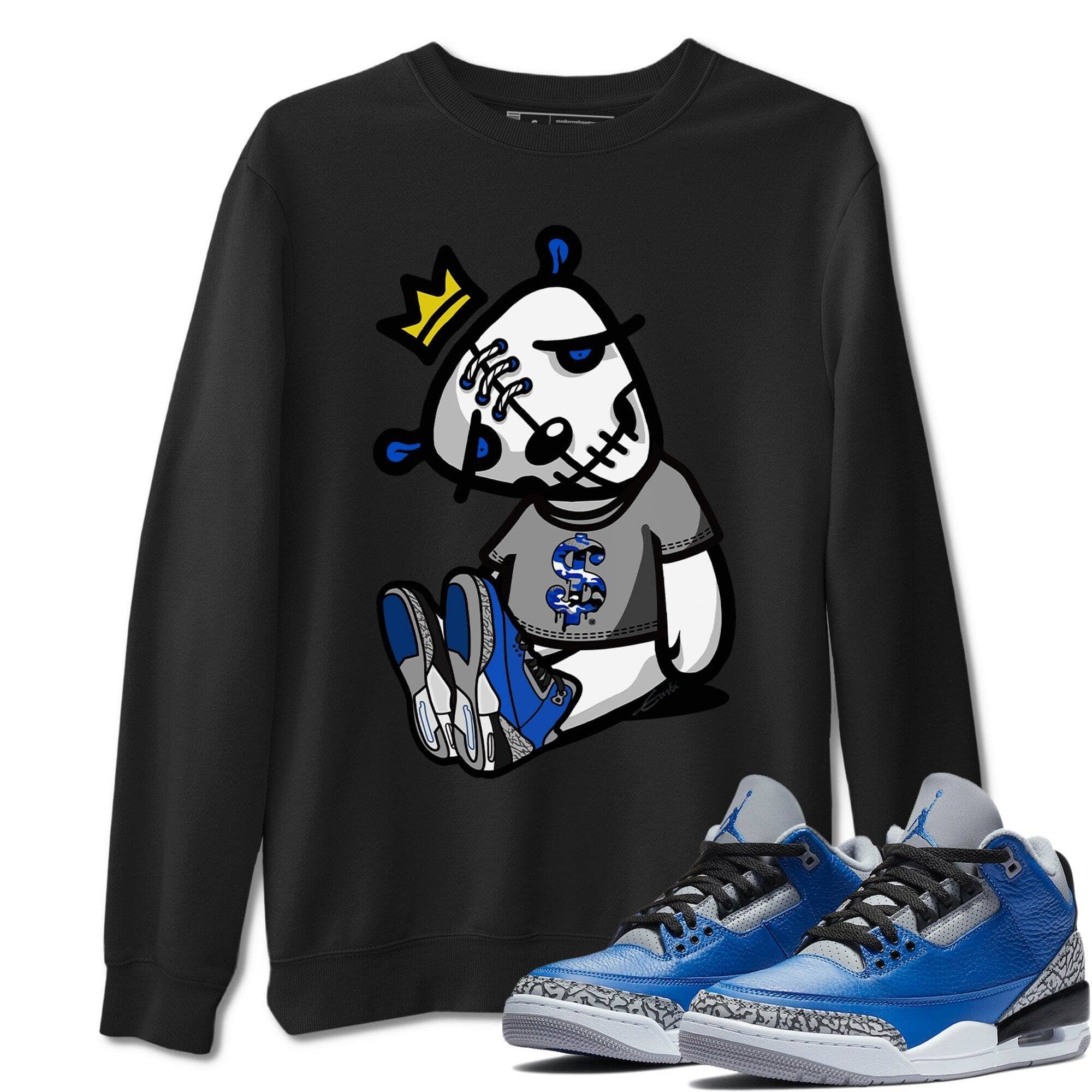 Dead Dolls Unisex Tops - Air Jordan 3 Varsity Royal