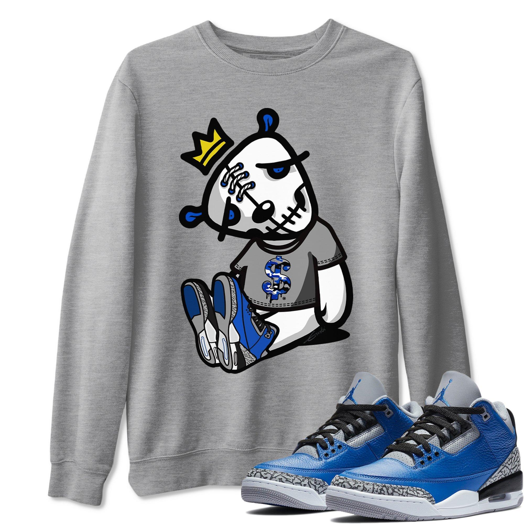 Dead Dolls Unisex Tops - Air Jordan 3 Varsity Royal