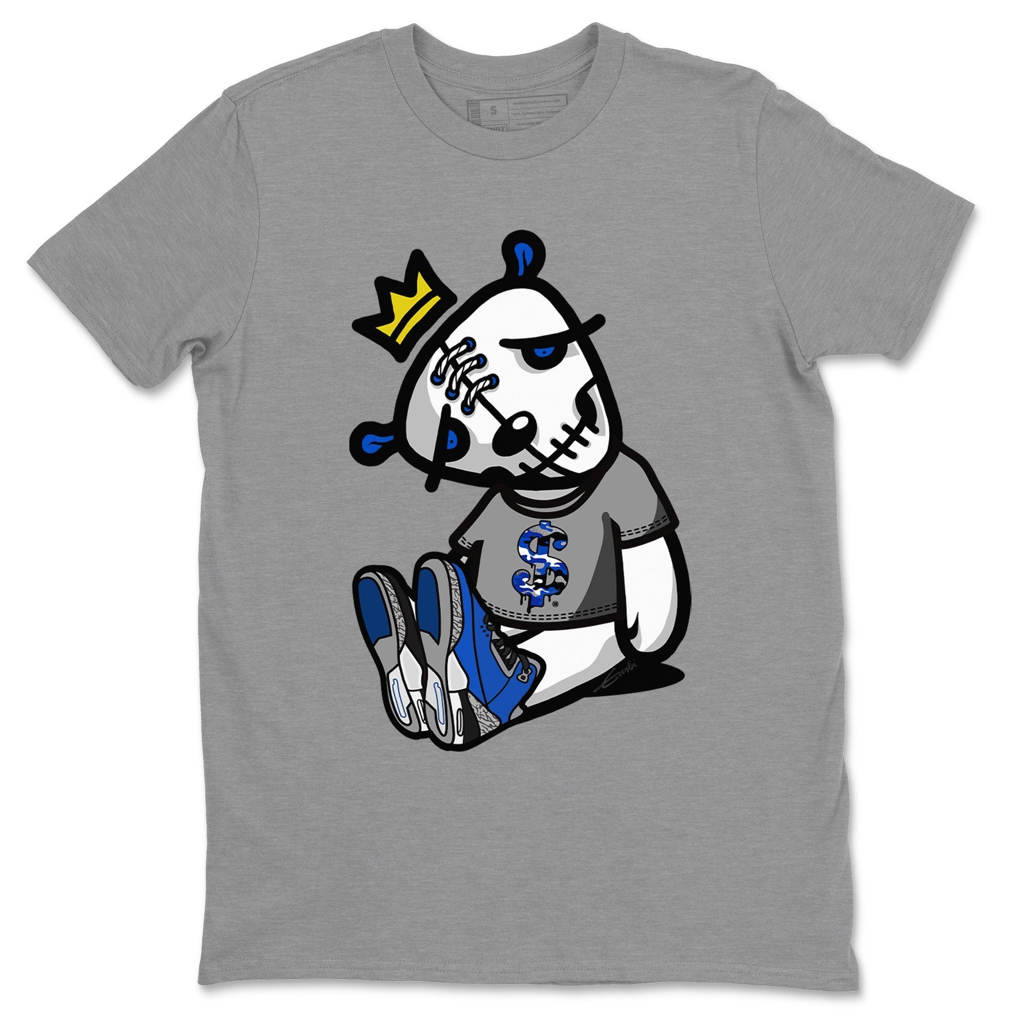 Dead Dolls Unisex Tops - Air Jordan 3 Varsity Royal