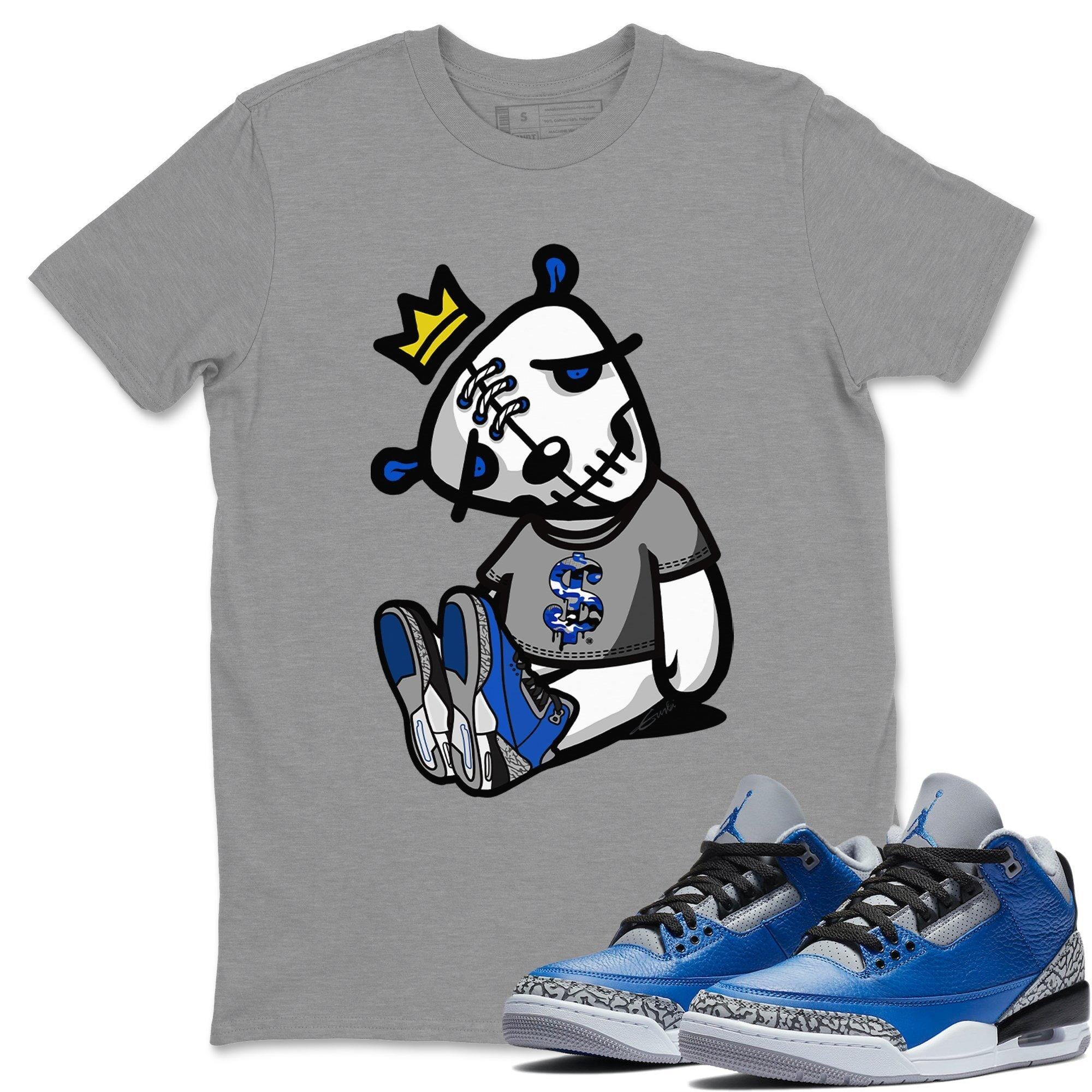 Dead Dolls Unisex Tops - Air Jordan 3 Varsity Royal