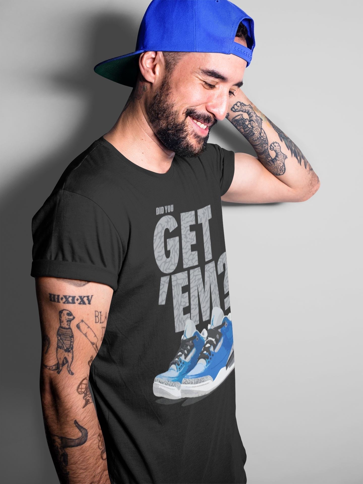 Did You Get 'Em Unisex Tops - Air Jordan 3 Varsity Royal