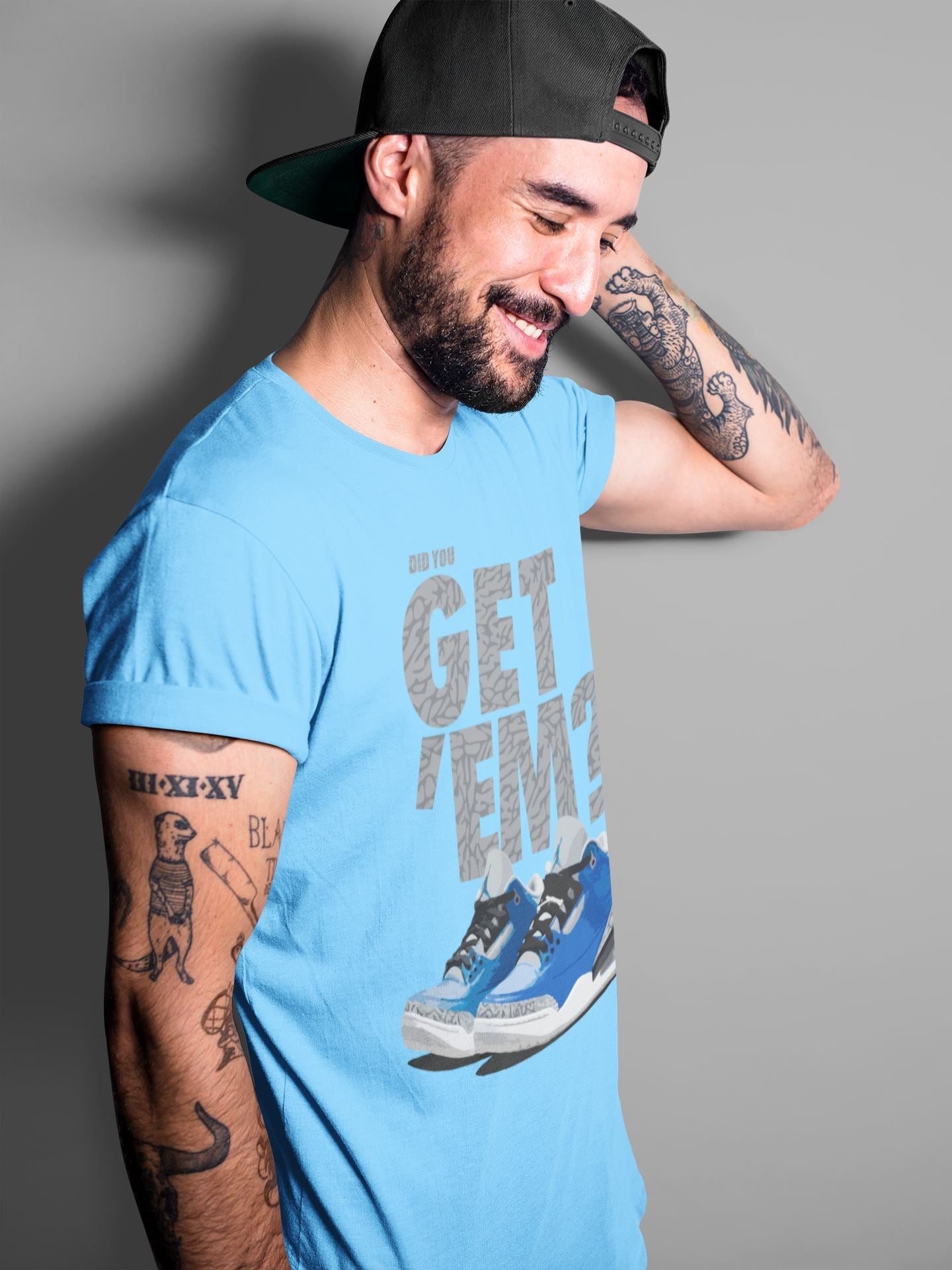 Did You Get 'Em Unisex Tops - Air Jordan 3 Varsity Royal