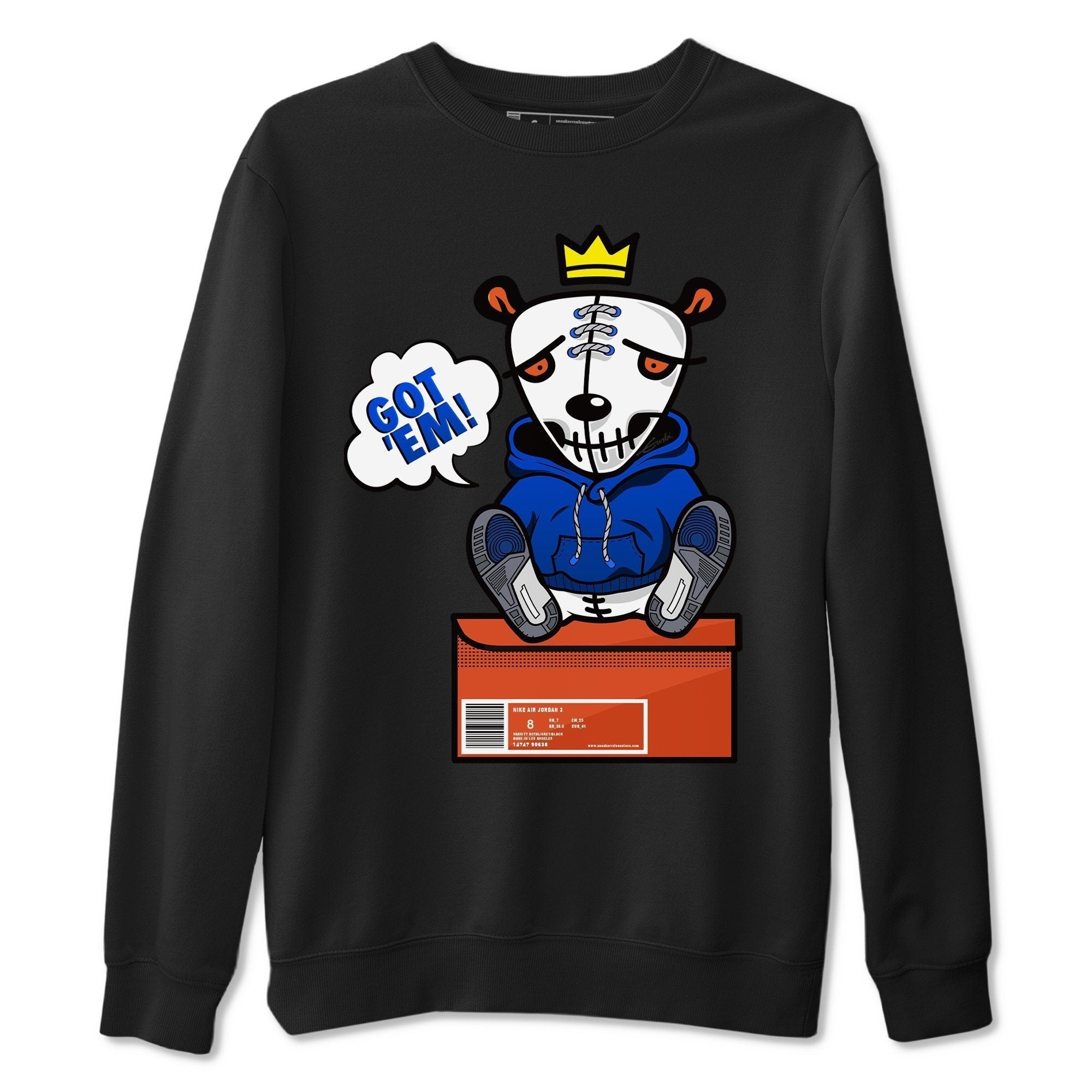 Got Em Unisex Tops - Air Jordan 3 Varsity Royal