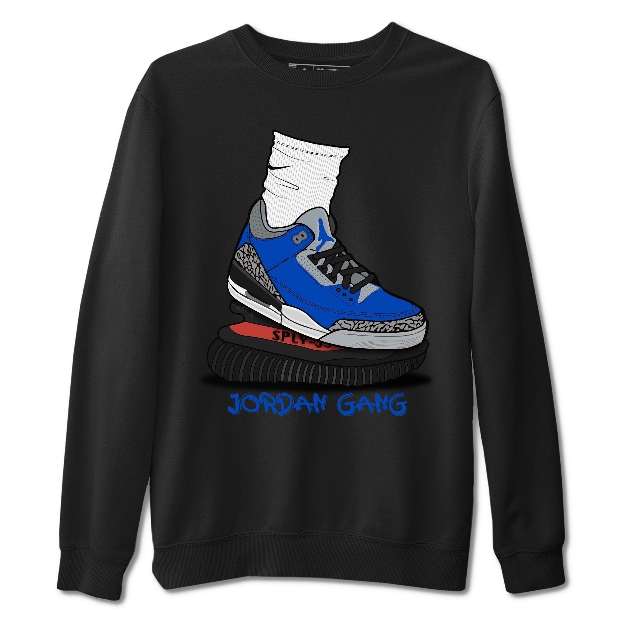 Air Jordan Gang Unisex Tops - Air Jordan 3 Varsity Royal