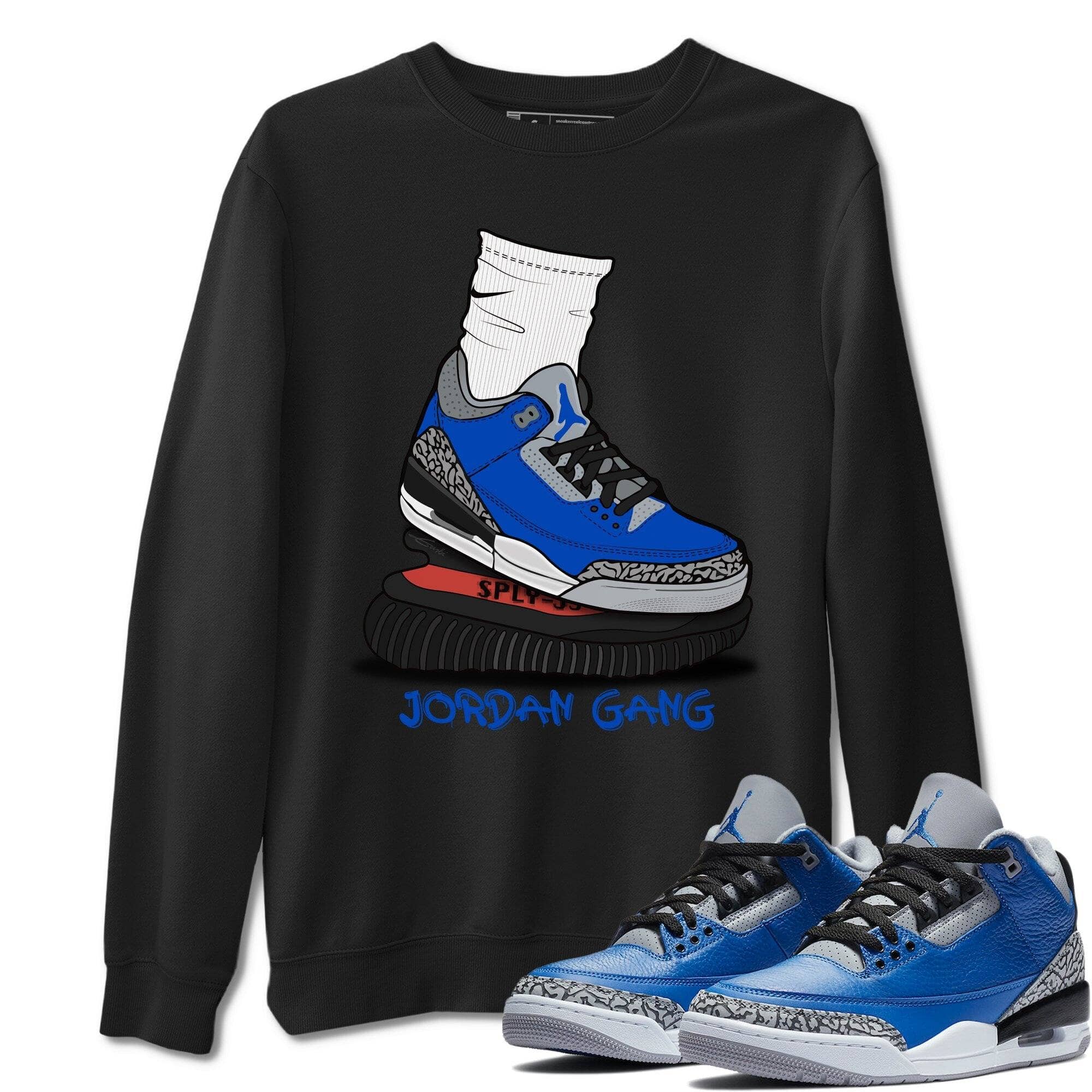 Air Jordan Gang Unisex Tops - Air Jordan 3 Varsity Royal