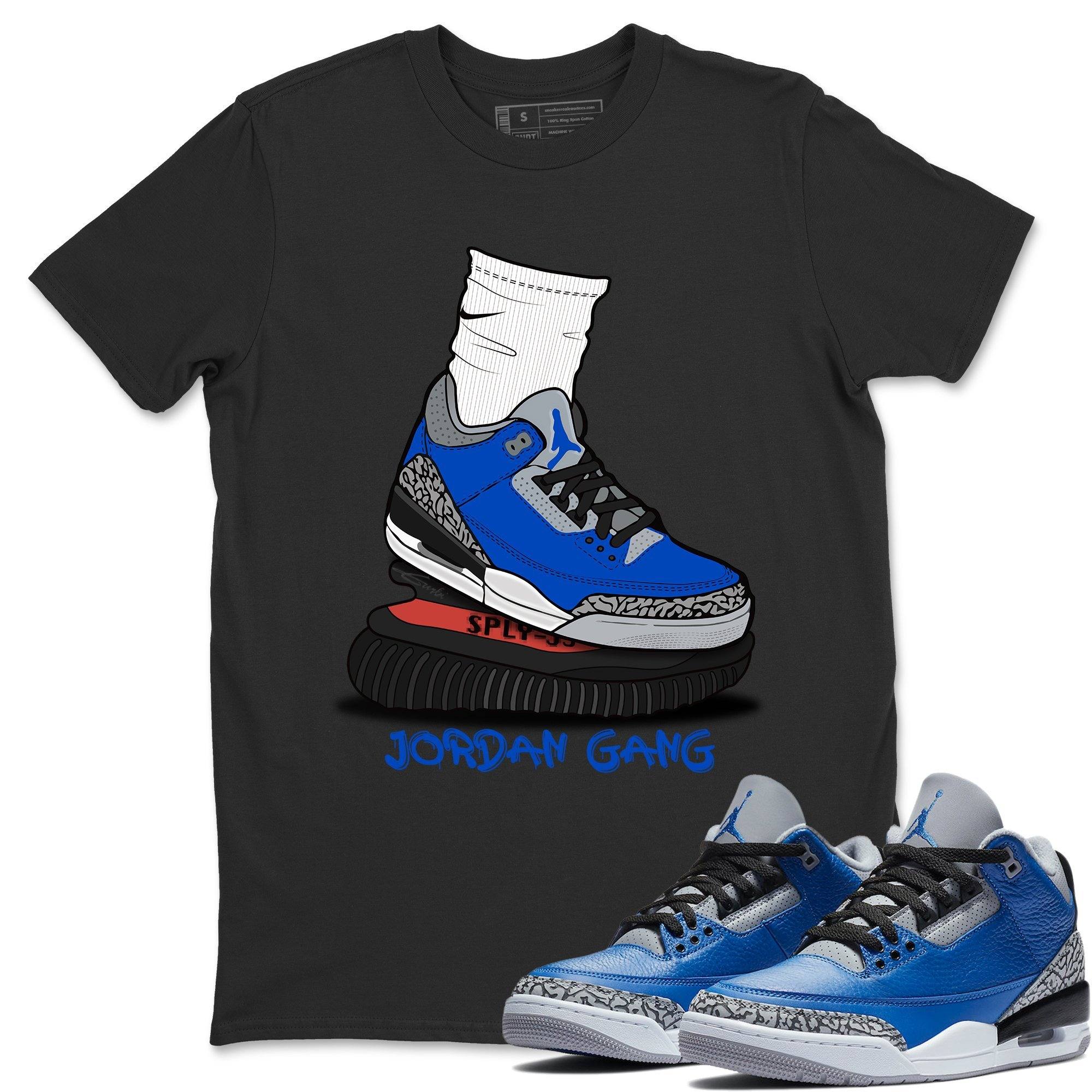 Air Jordan Gang Unisex Tops - Air Jordan 3 Varsity Royal