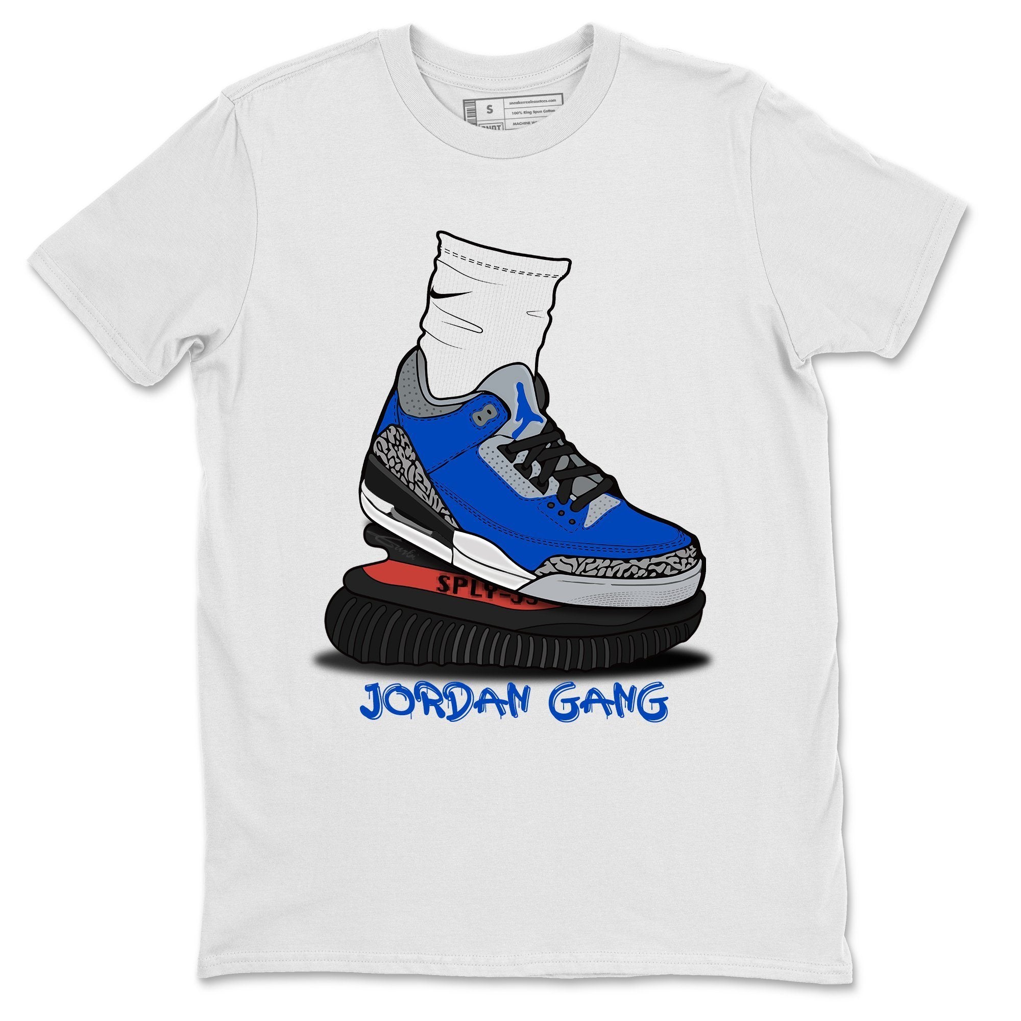 Air Jordan Gang Unisex Tops - Air Jordan 3 Varsity Royal