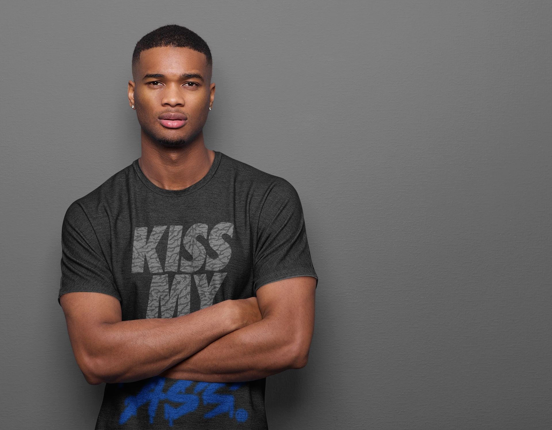 Kiss My Ass Unisex Tops - Air Jordan 3 Varsity Royal