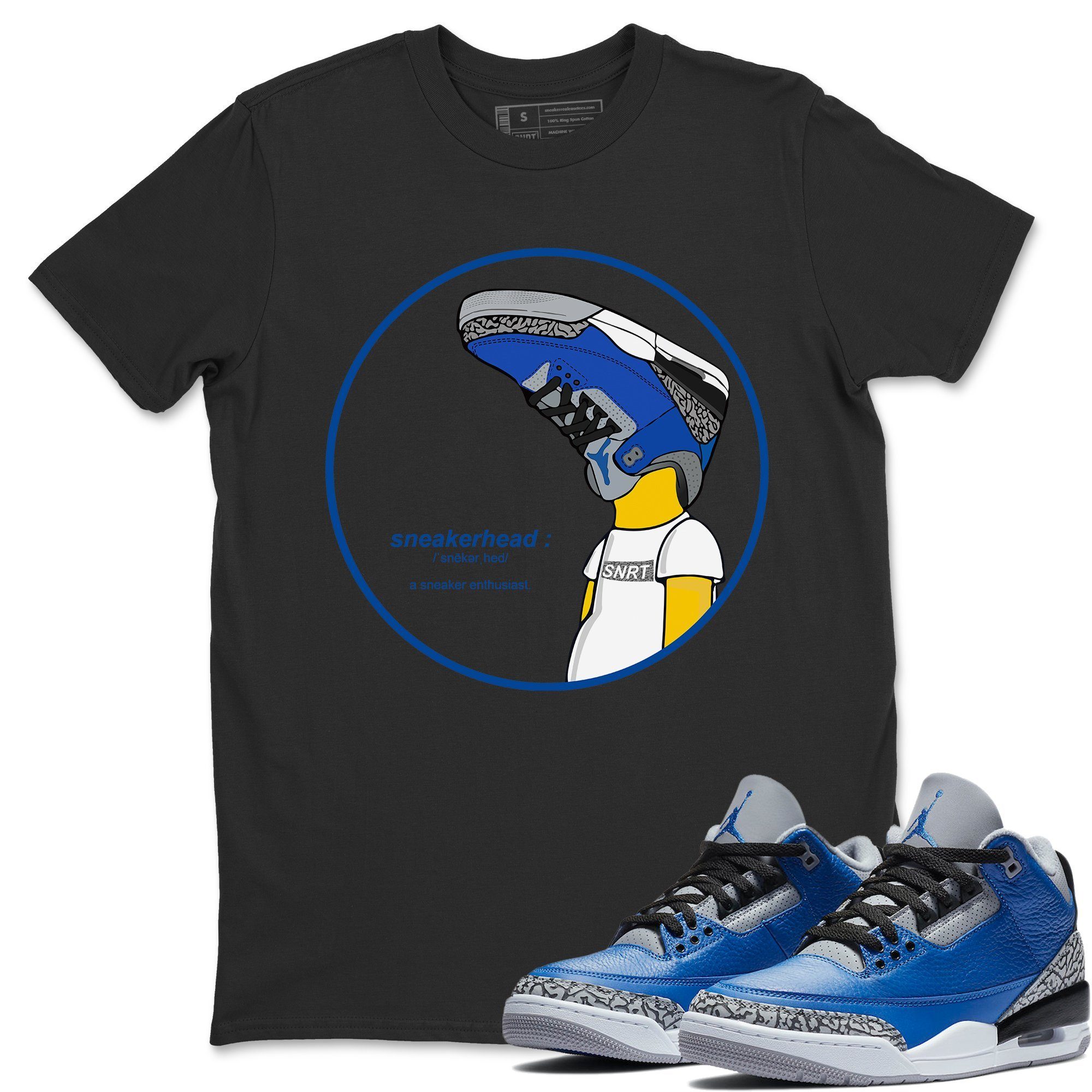 snkmatch Unisex Tops - Air Jordan 3 Varsity Royal