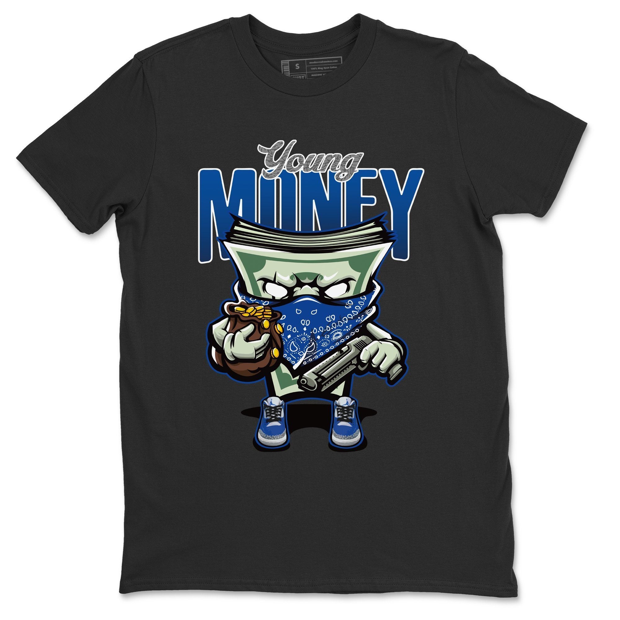 Young Money Unisex Tops - Air Jordan 3 Varsity Royal