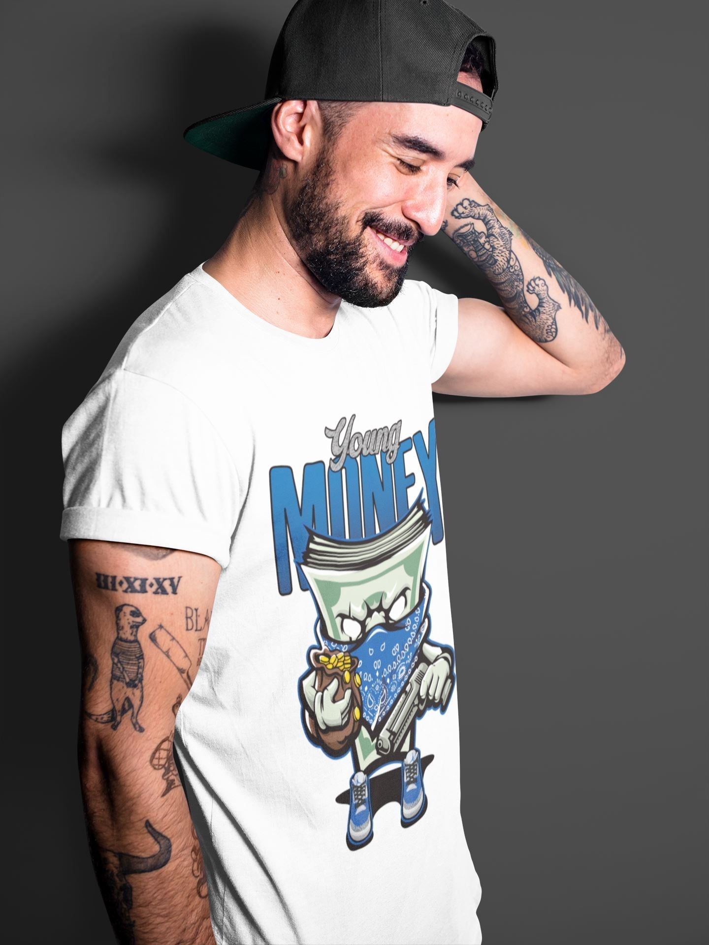 Young Money Unisex Tops - Air Jordan 3 Varsity Royal