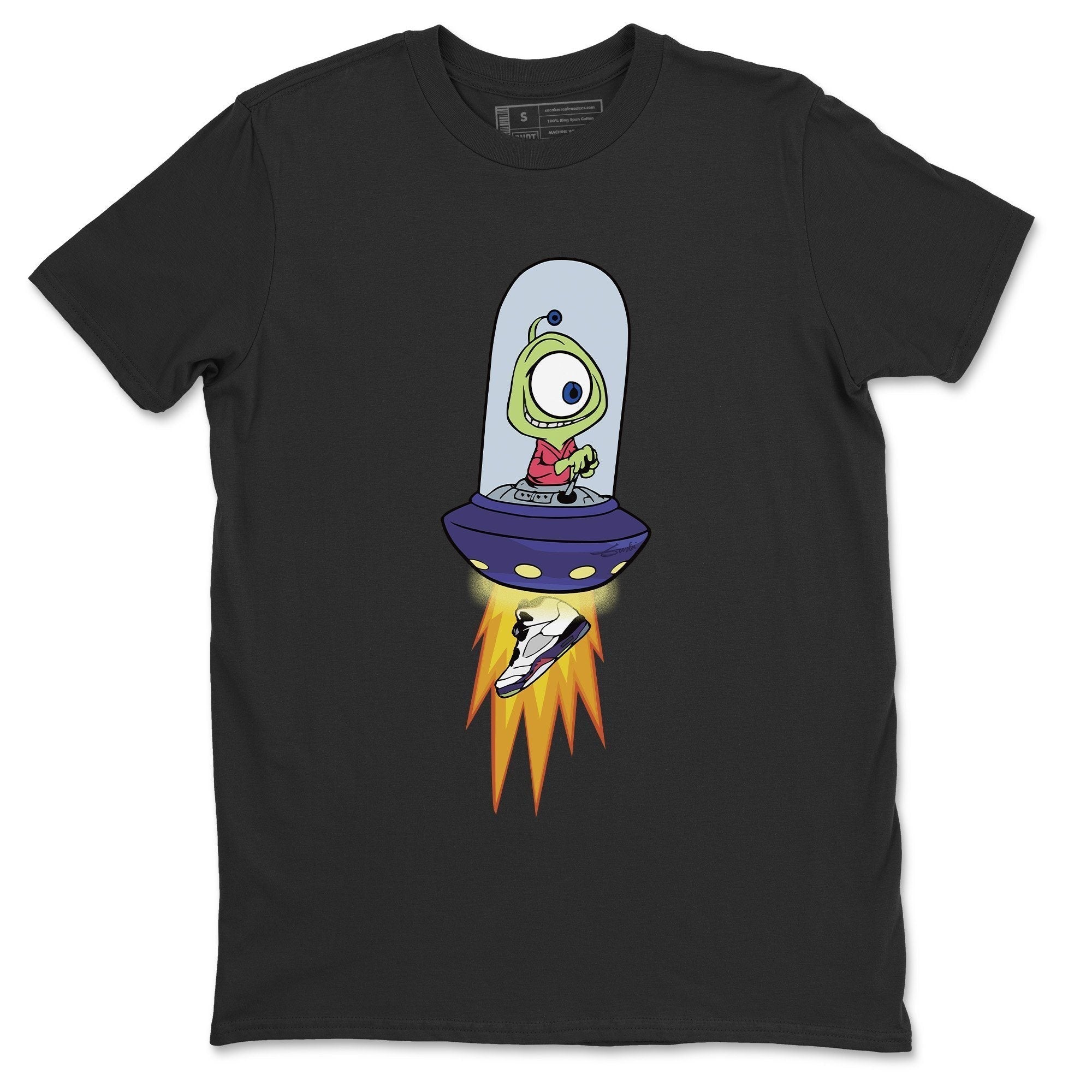 Alien Unisex Tops - Air Jordan 5 Ghost Green
