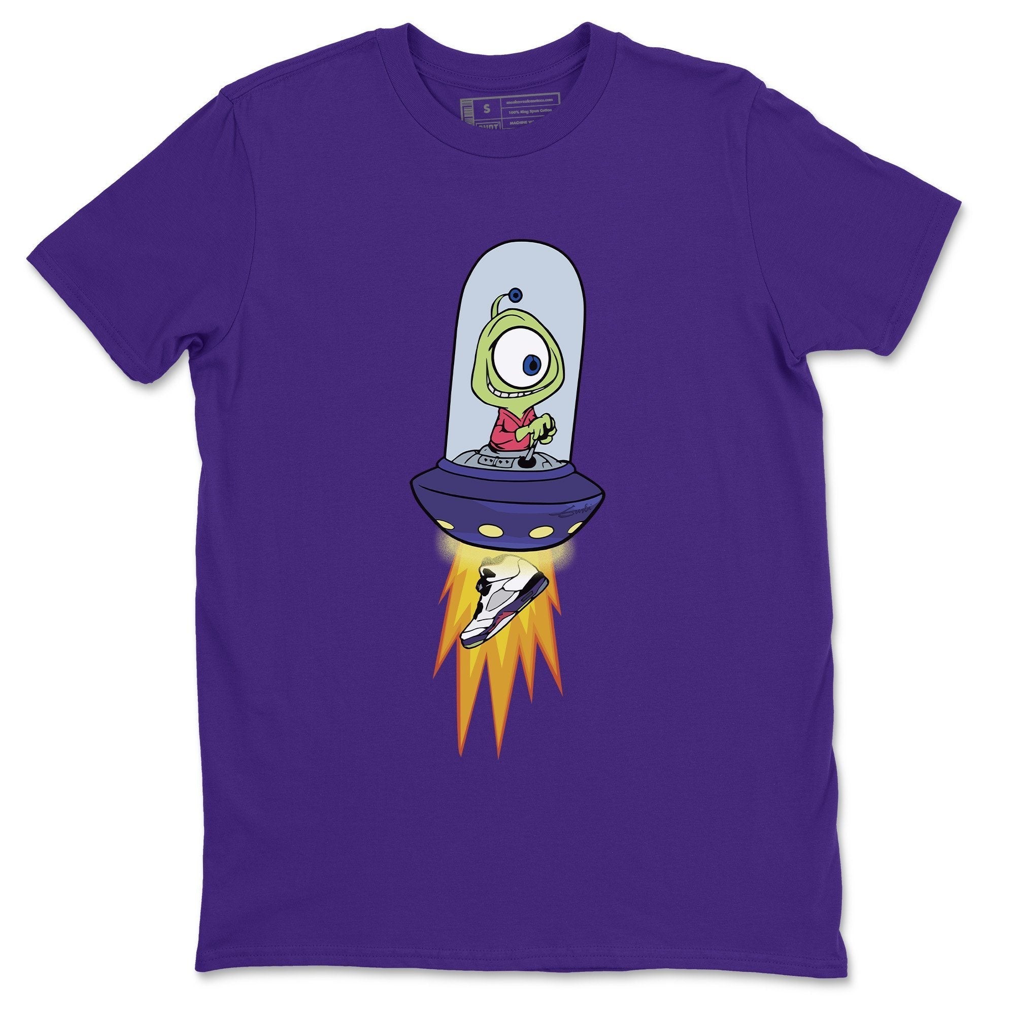 Alien Unisex Tops - Air Jordan 5 Ghost Green