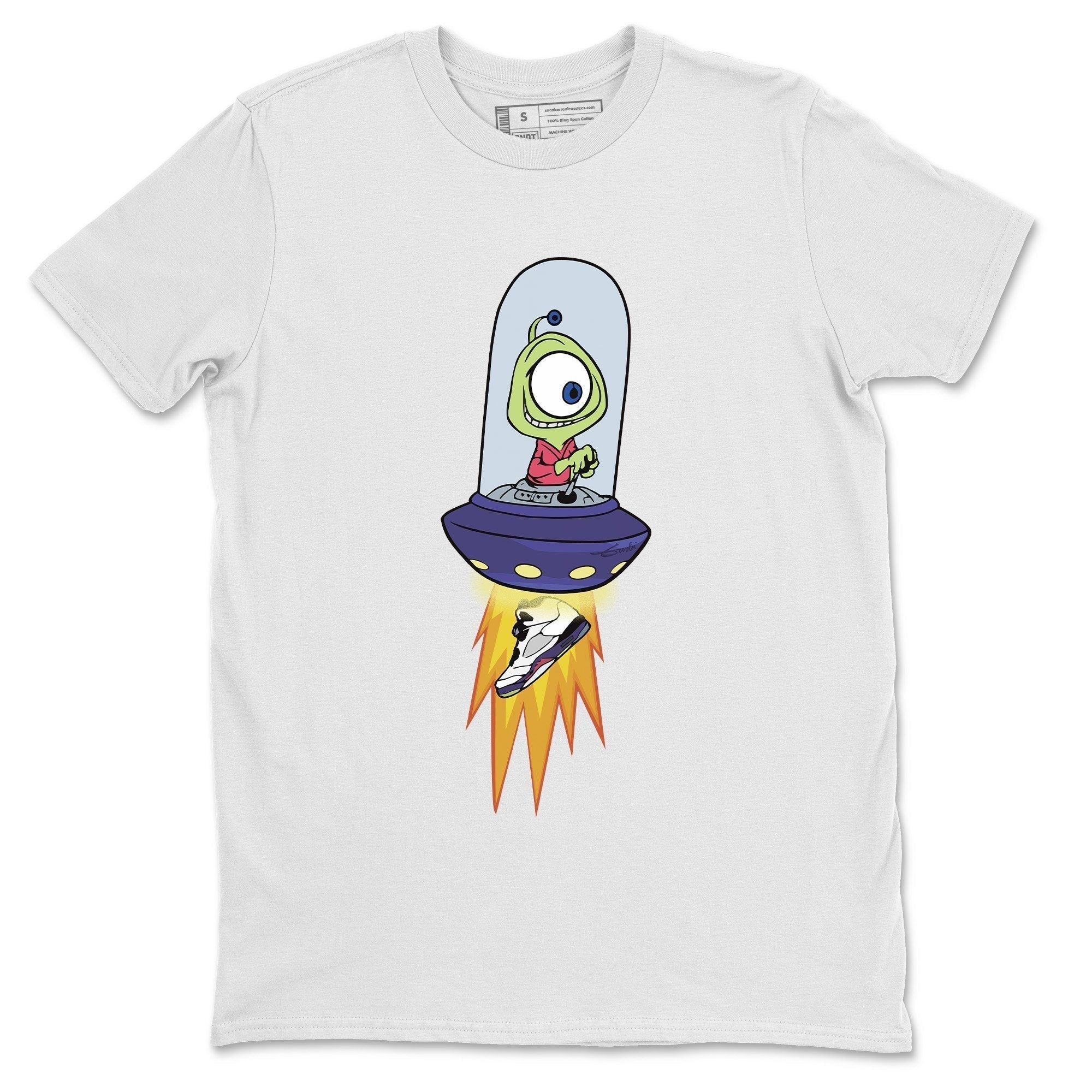 Alien Unisex Tops - Air Jordan 5 Ghost Green