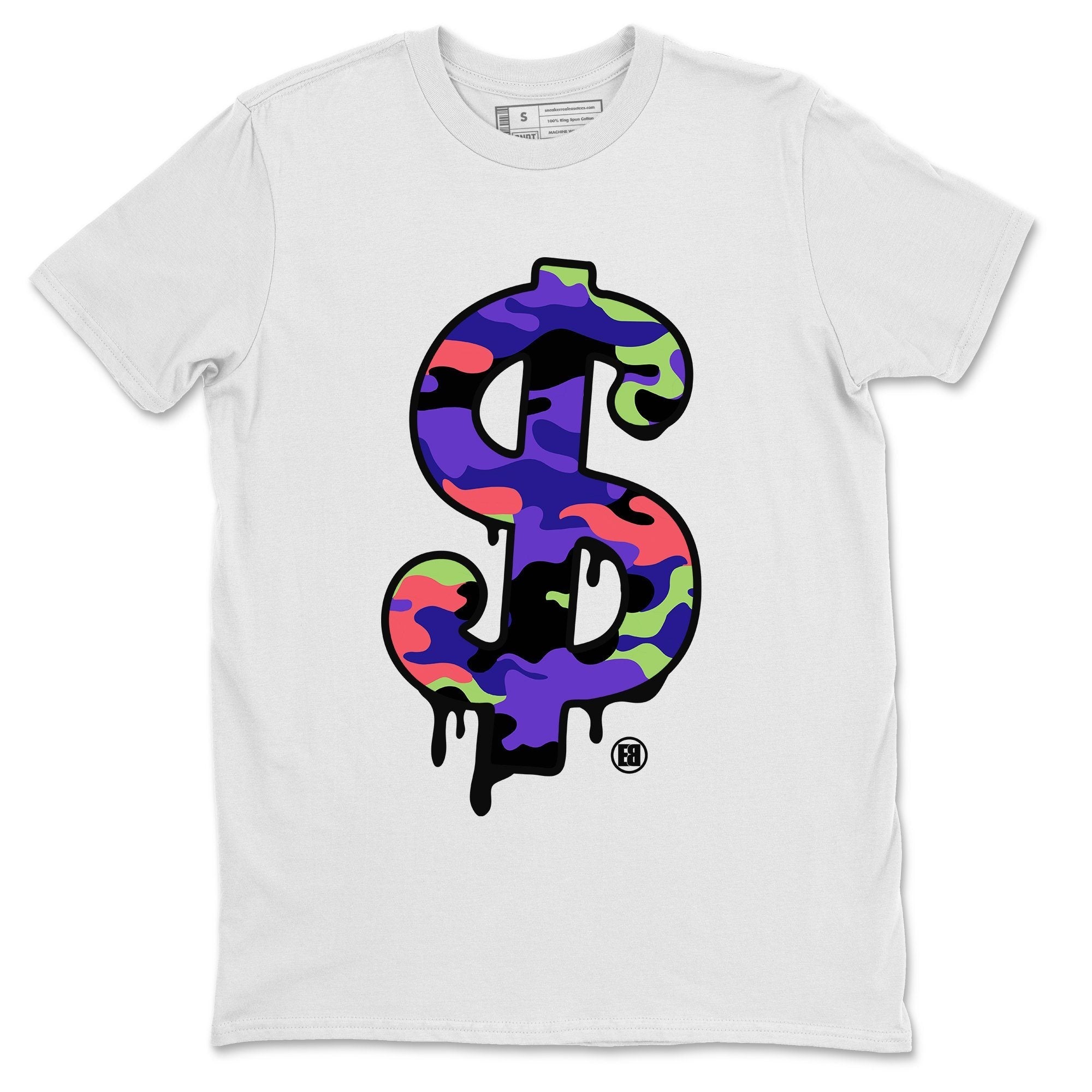 Dollar Camo Unisex Tops - Air Jordan 5 Ghost Green