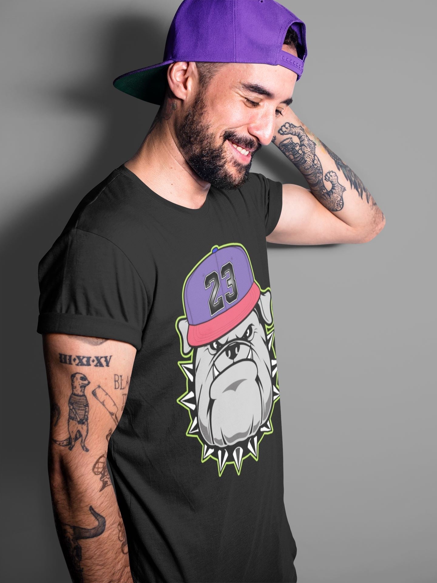 English Bulldog Unisex Tops - Air Jordan 5 Ghost Green