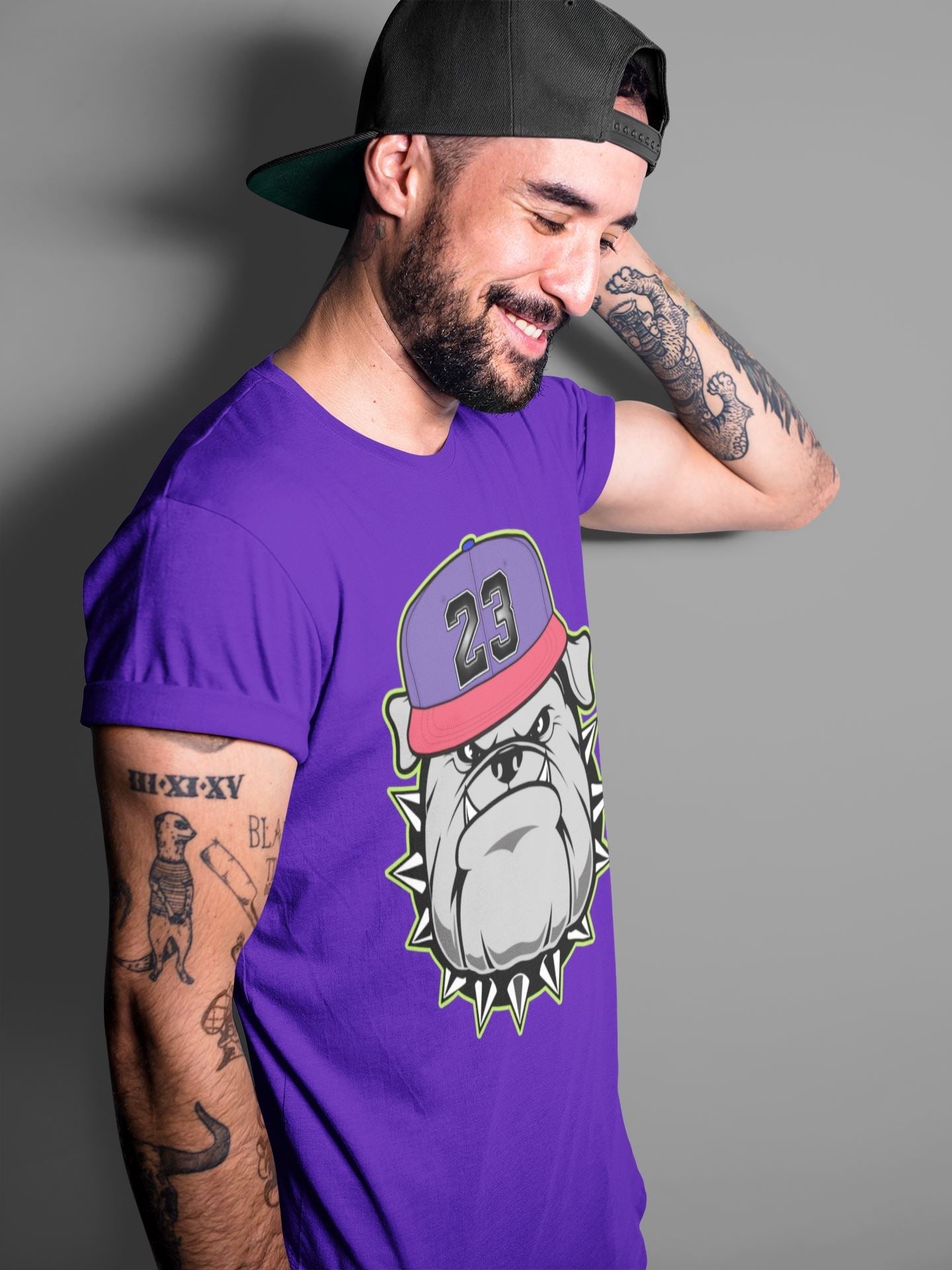 English Bulldog Unisex Tops - Air Jordan 5 Ghost Green