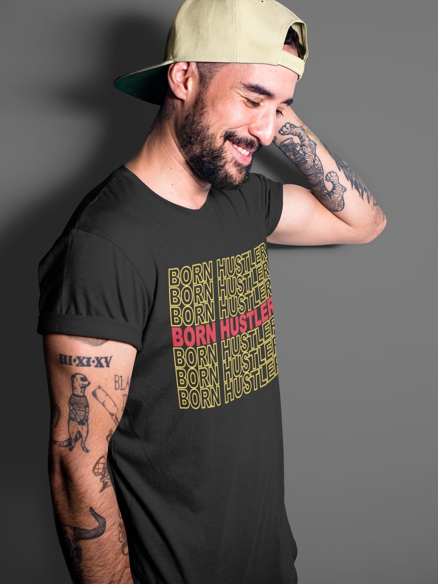 Born Hustler Unisex Tops - Air Jordan 5 OFF-WHITE Sail